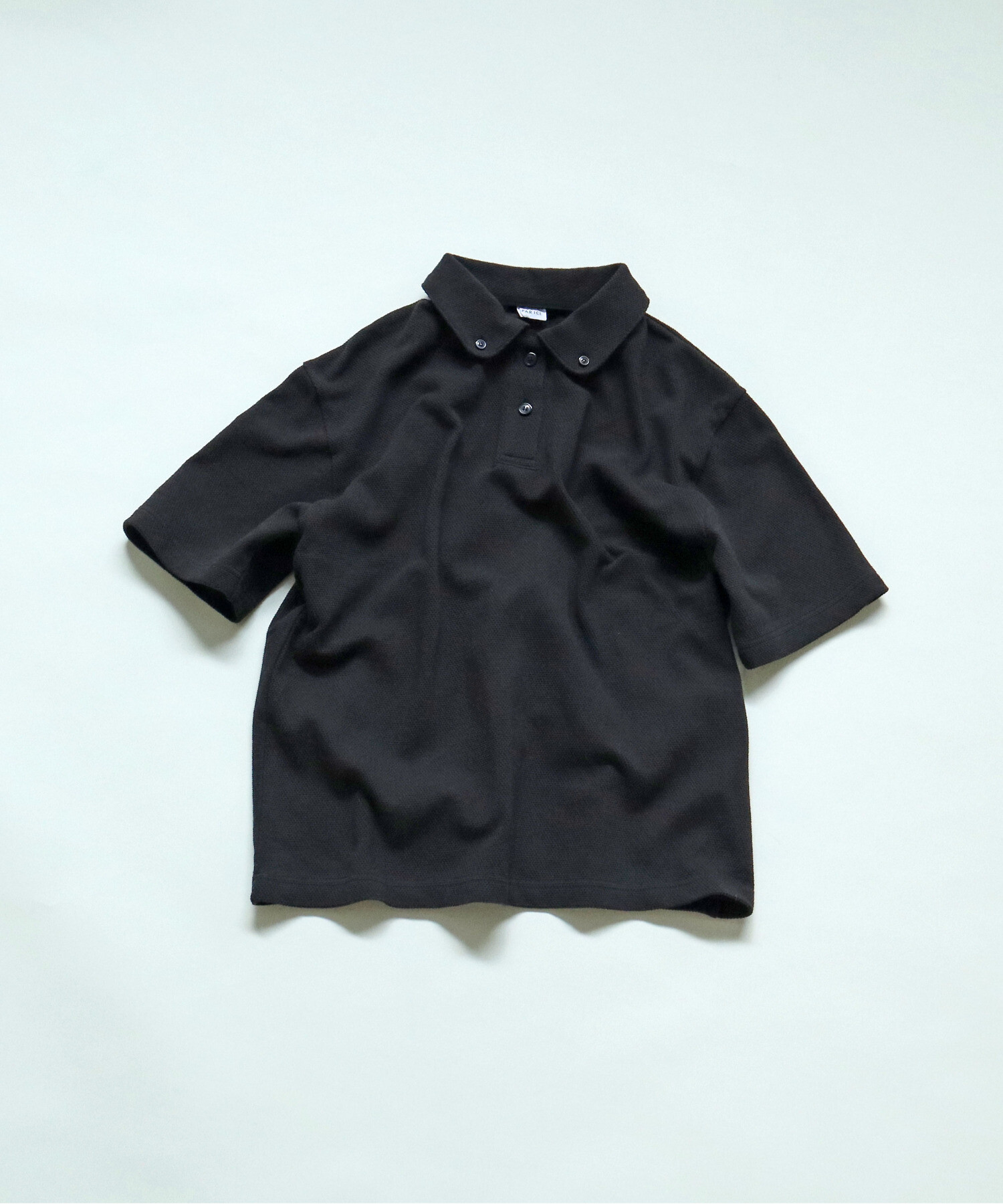 AMBIDEX Store ECOワッフル ボタンダウンポロシャツ(F シロ): PAR ICI