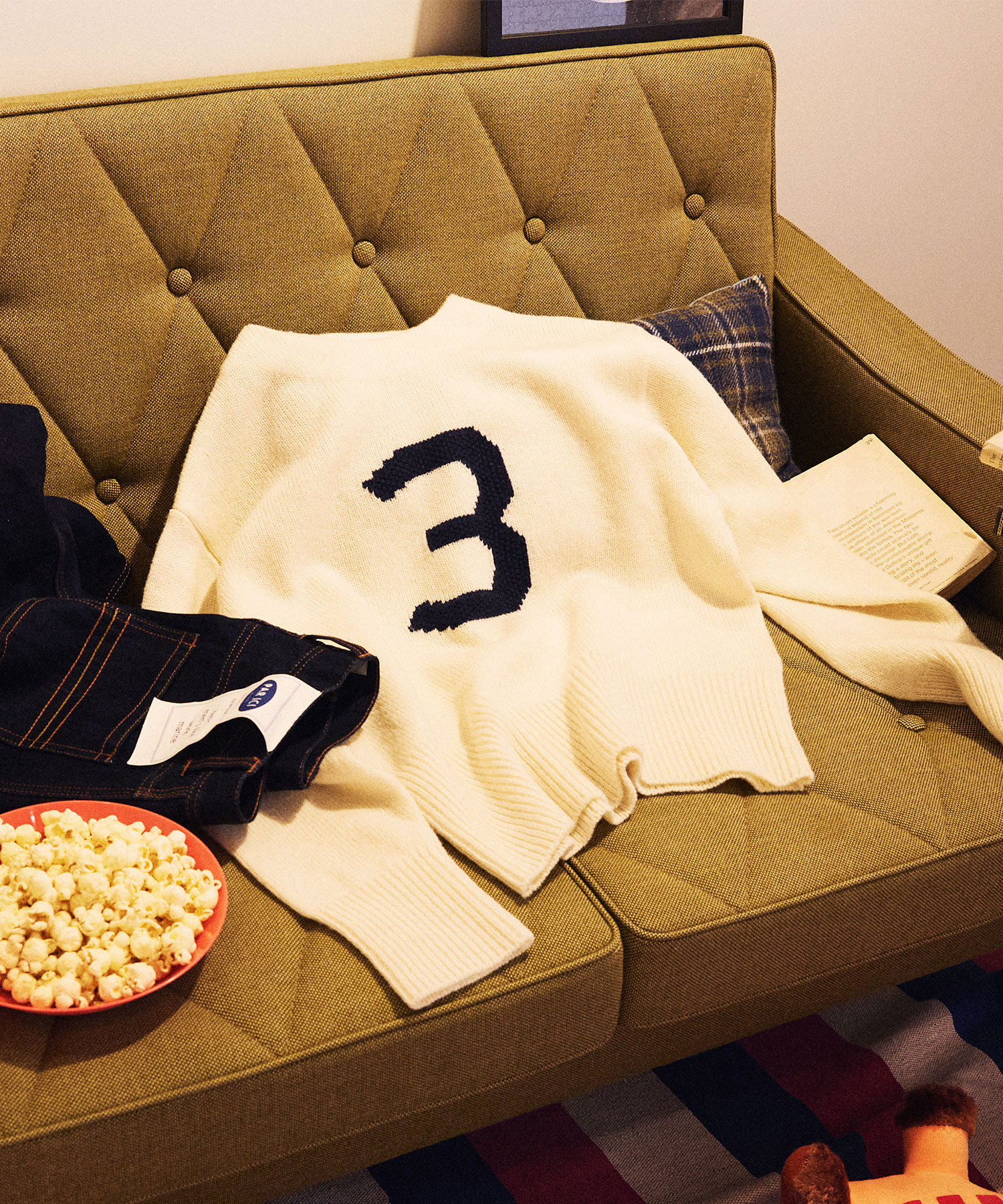 AMBIDEX Store ○3インターシャ カレッジニットプルオーバー(F