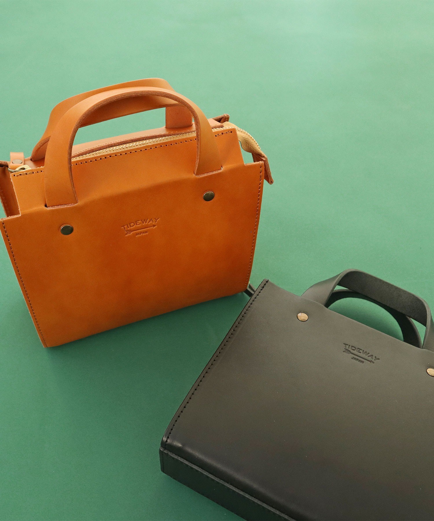 【candy様】タイドウェイ パーリッシィコラボ 美品 レザー ショルダーバッグ WEB別注】TIDEWAYパイピングレザーショルダー（ショルダーバッグ