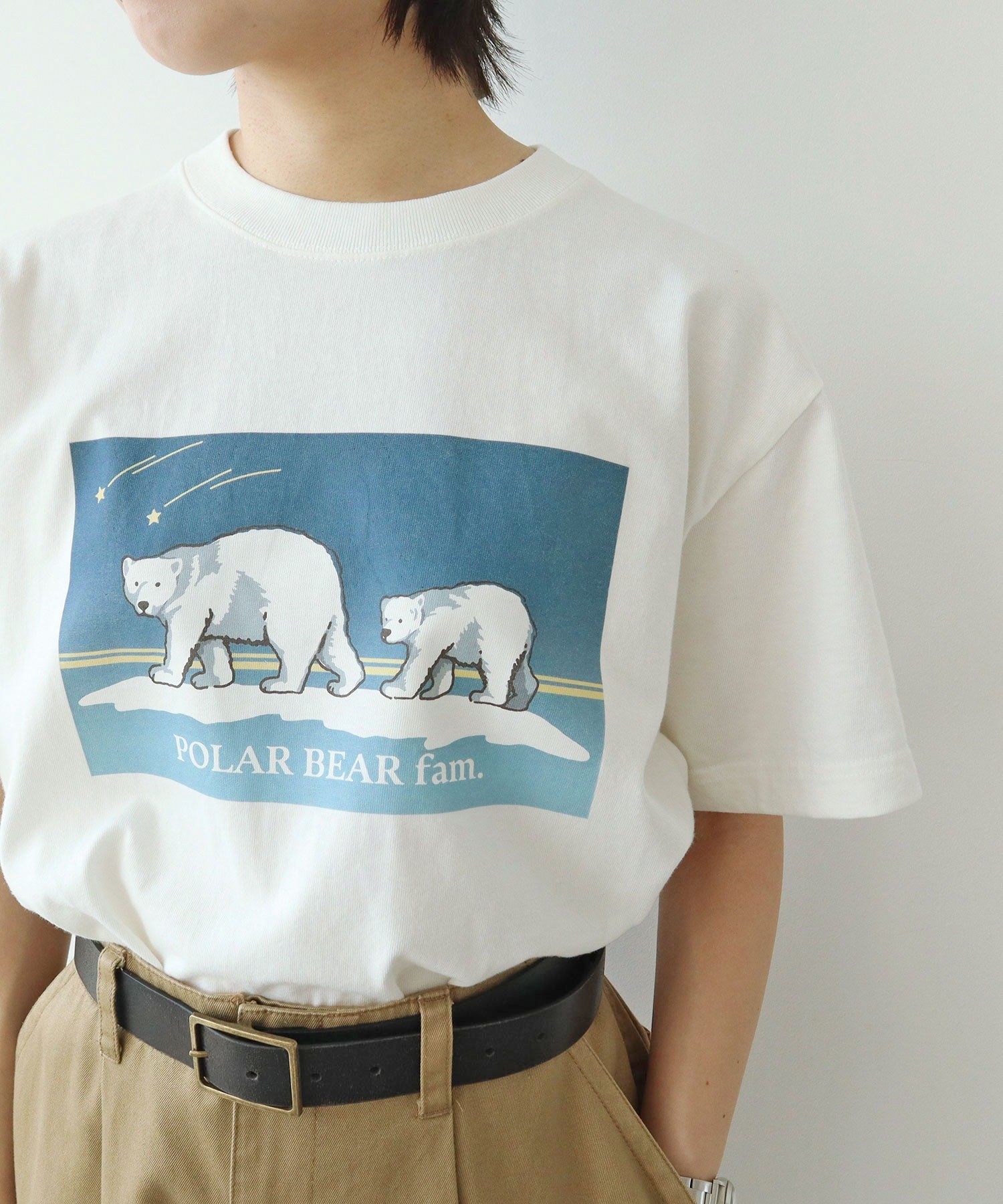 AMBIDEX Store 【予約販売】○【WEB限定】POLAR BEAR fam.Tシャツ(F