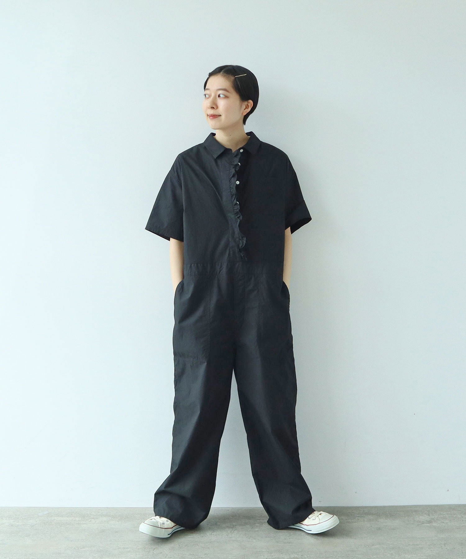 AMBIDEX Store 【WEB別注】タイプライター フリルオールインワン