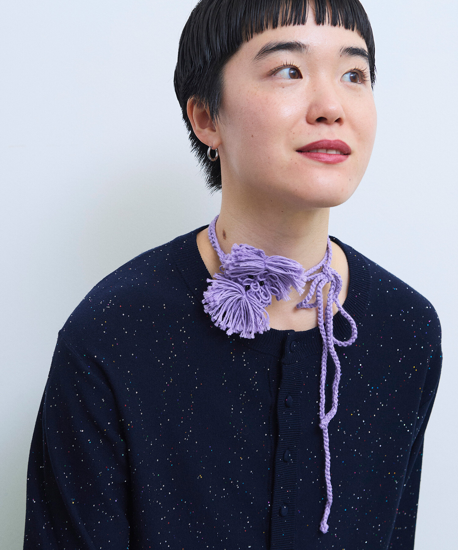 AMBIDEX Store 【予約販売】〇SSESEB×WAAN DOG MULTI CHOKER(F PURPLE