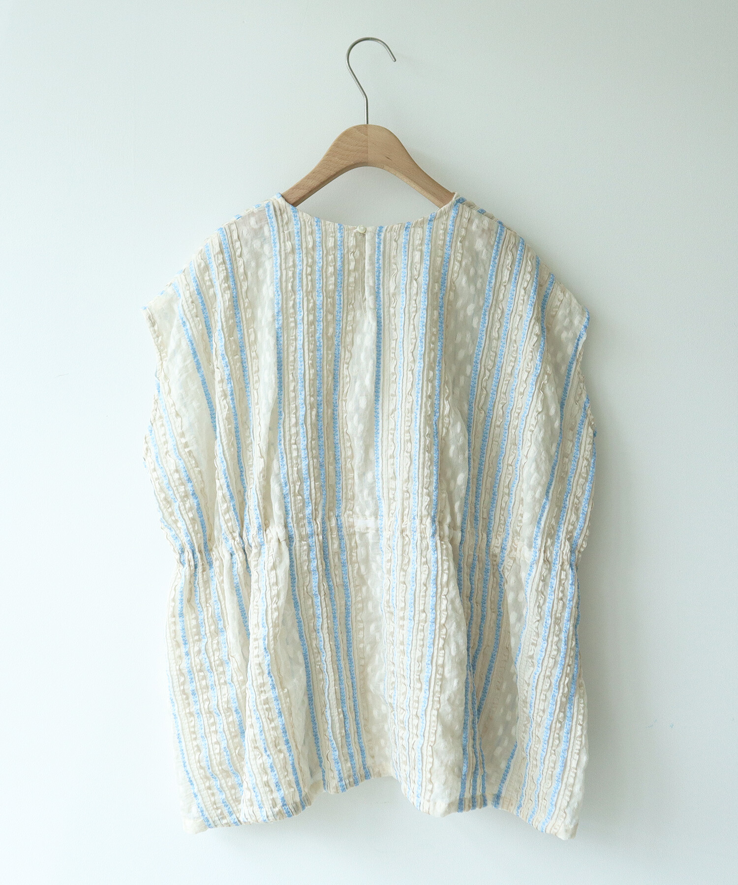 AMBIDEX Store △〇sea バックギャザーブラウス(F クロ): FLAT