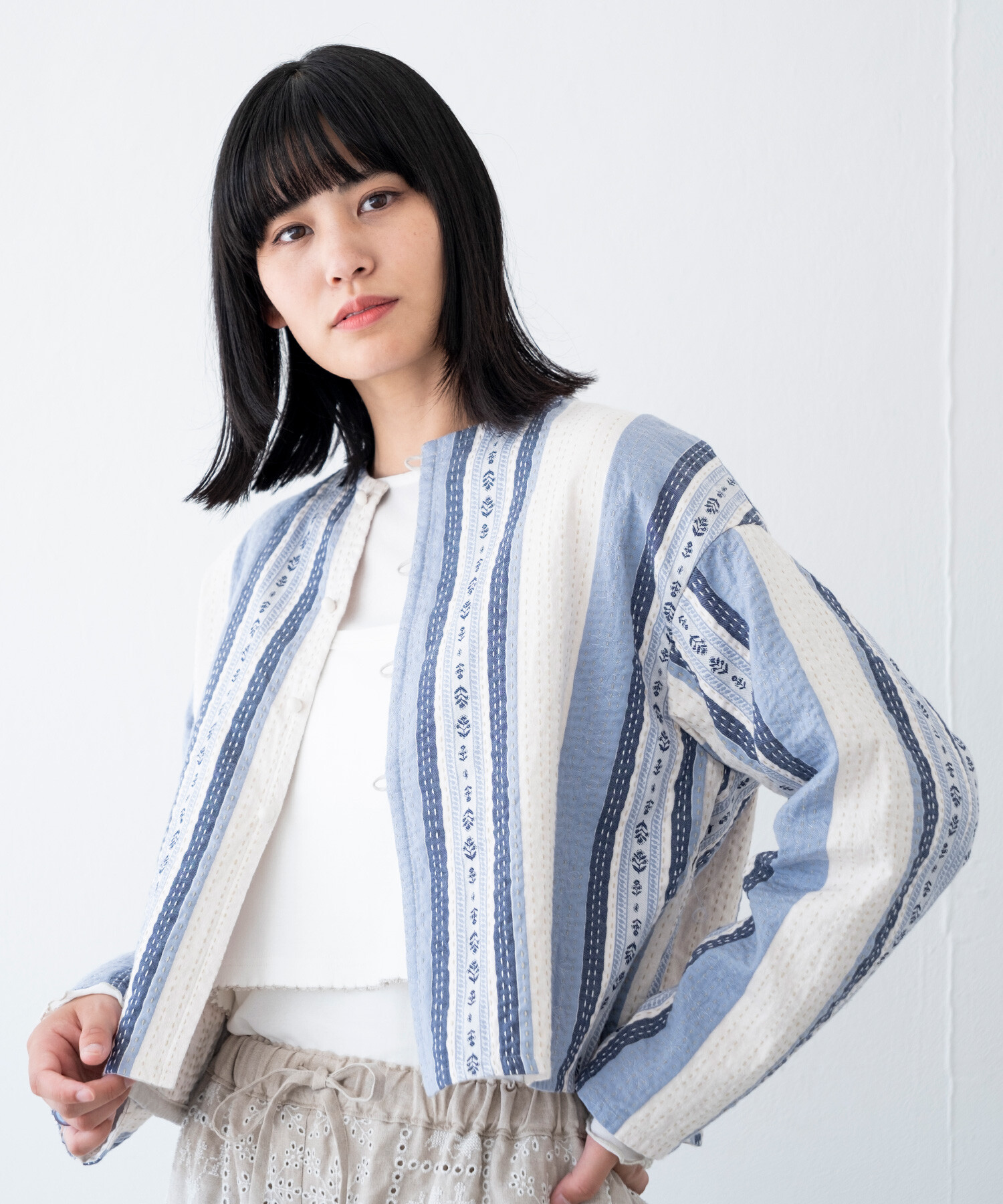 プリスティン　ショート　ジャケット フィッシングショートジャケット