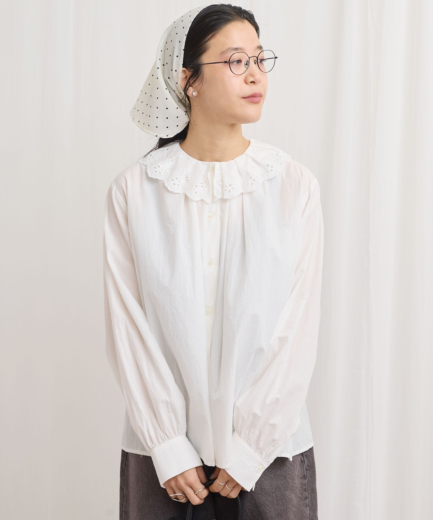 AMBIDEX Store 〇Ann blouse(F シロ): l'atelier du savon