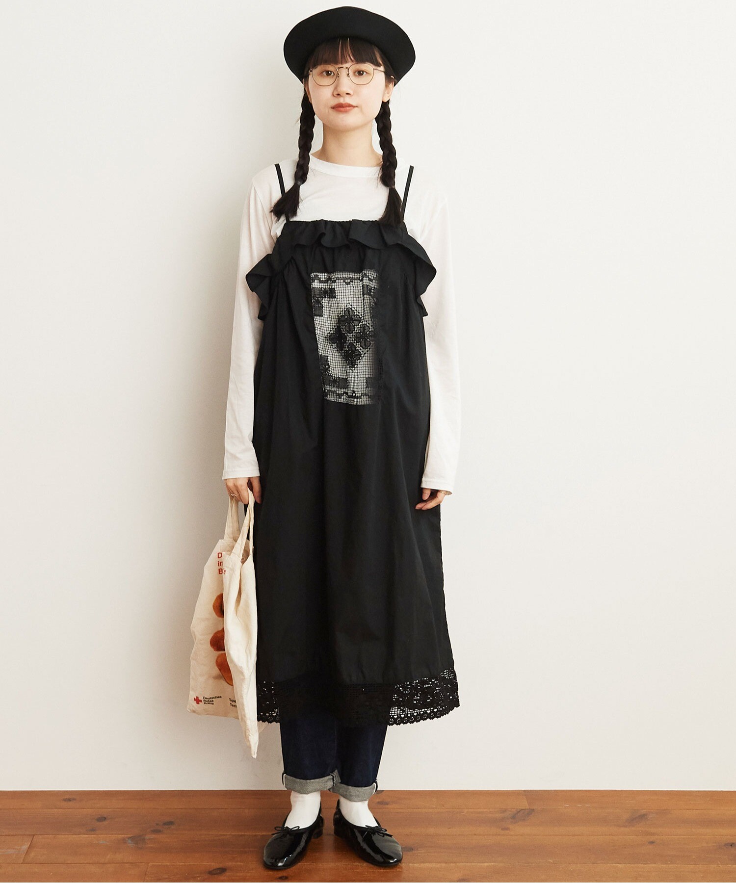 AMBIDEX Store ○Tuscany lace apron dress(F クロ): l'atelier du savon