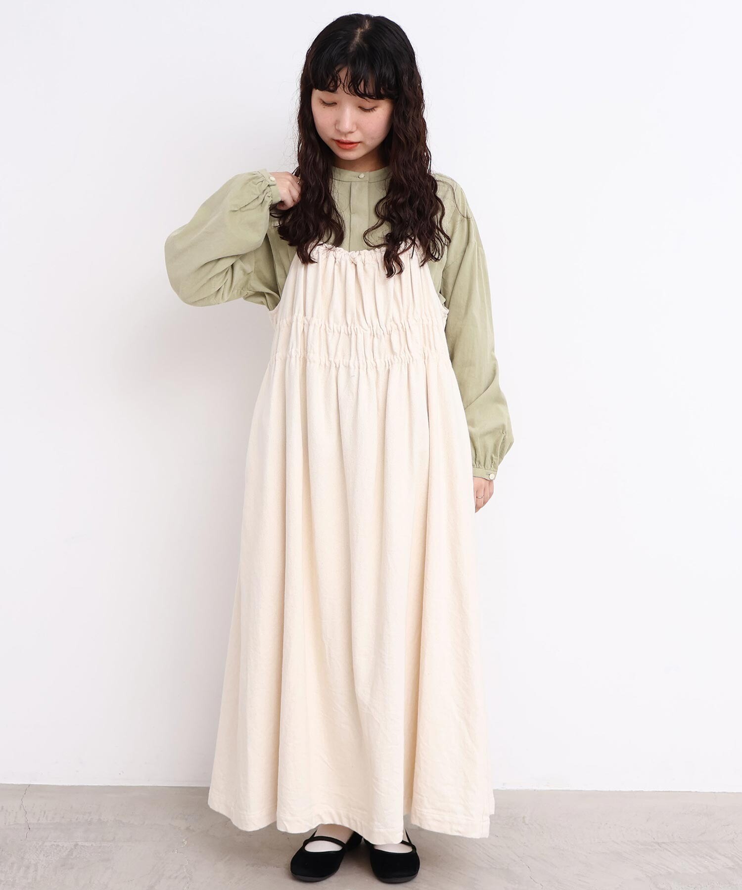 AMBIDEX Store 【予約販売】○たゆたゆデニム キャミワンピース (F