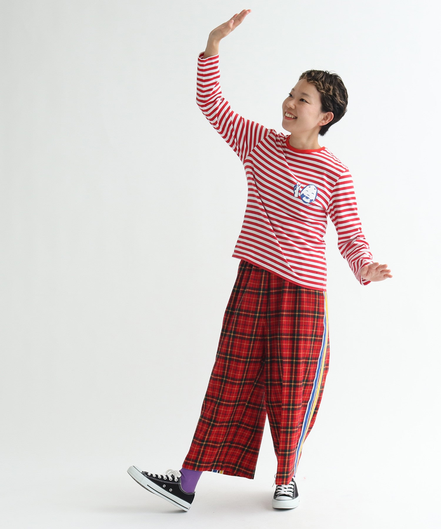 MODEL:155cm 着用サイズ:M
