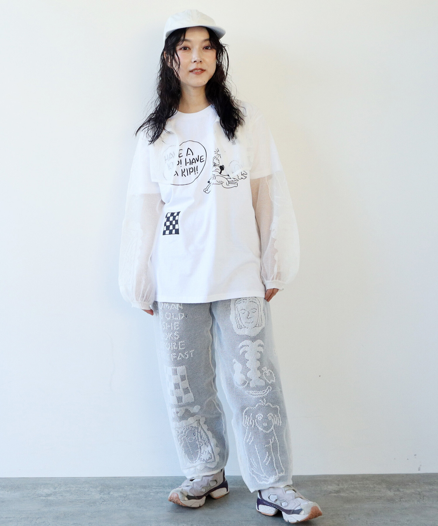 【お買い得】スタイリスト買い付け！新品含むスカート＆パンツ25着まとめ売り AMBIDEX Store 〇80ボイル ピンタック ティアードスカート(F