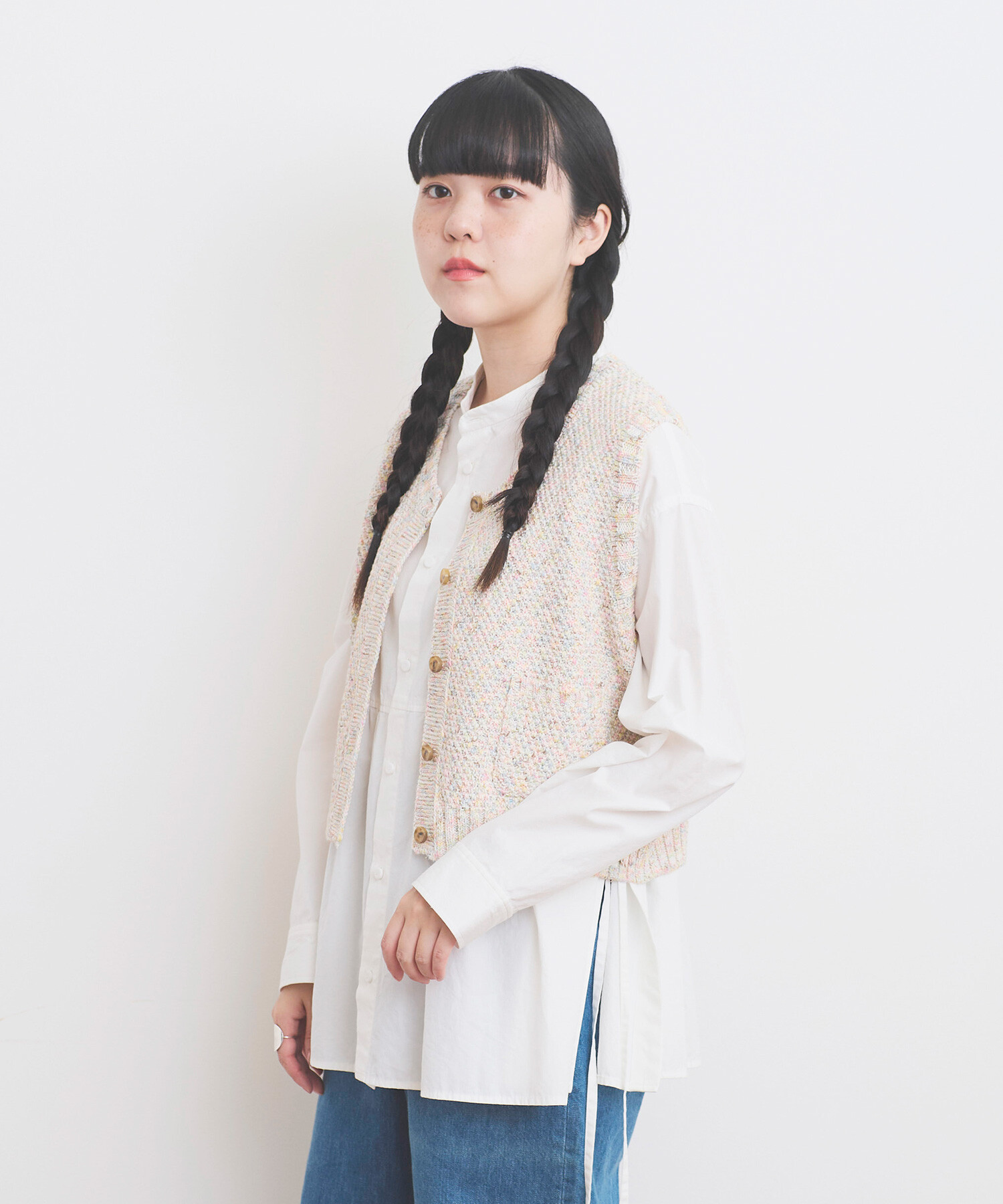 【関税込み】Mark Kenly Domino Tan カーキ Viona ベスト 中古・古着通販】MARK KENLY DOMINO TAN (マークケンリード