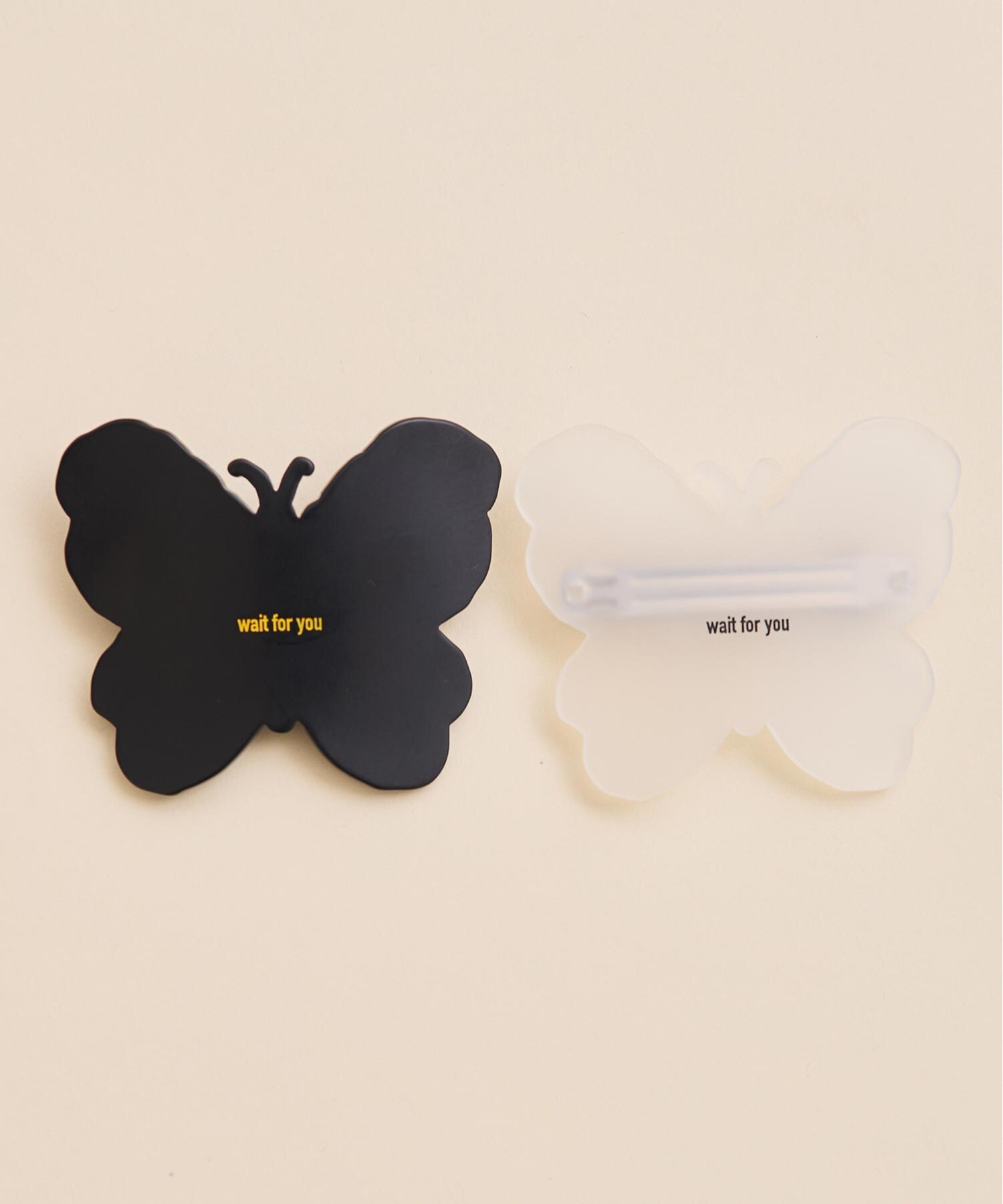 あちゃちゅむ　蝶バレッタ　未使用品 あちゃちゅむ 蝶バレッタ 未使用品 あちゃちゅむ 蝶バレッタ 未