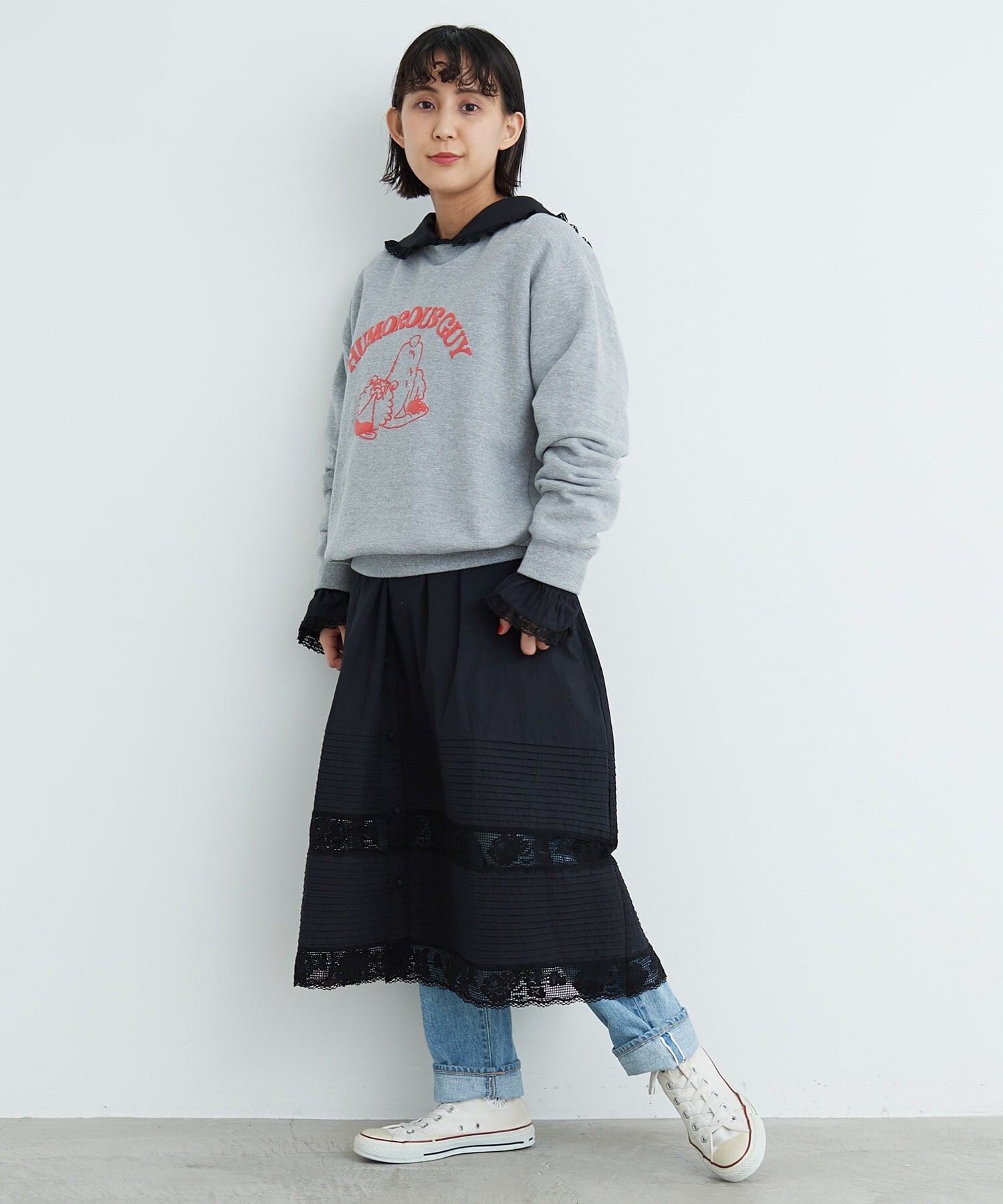 モデル 156cm