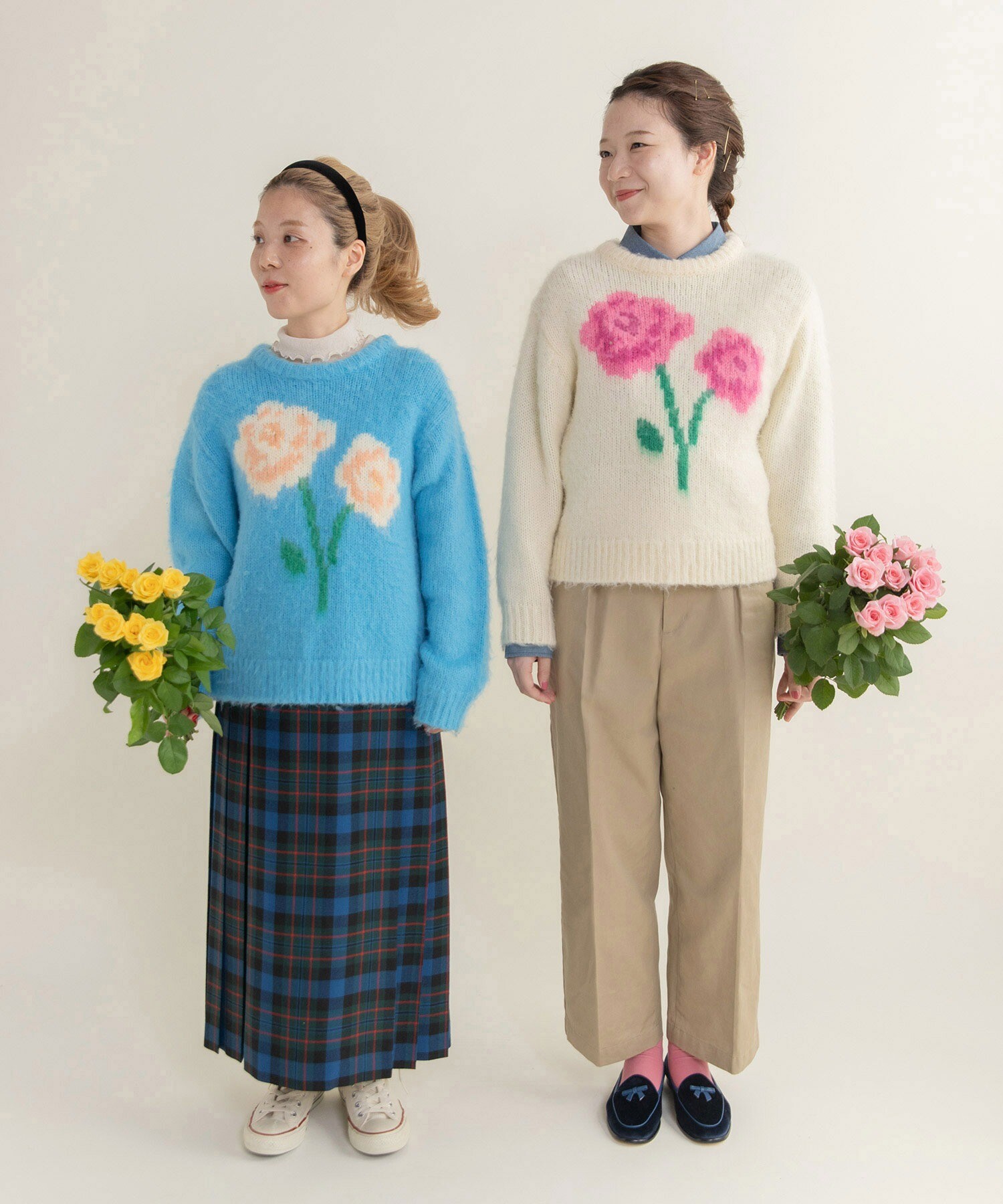 ウェア Nina フワもちっと/リンク】アソートニット(キッズサイズ)(S(80-90cm