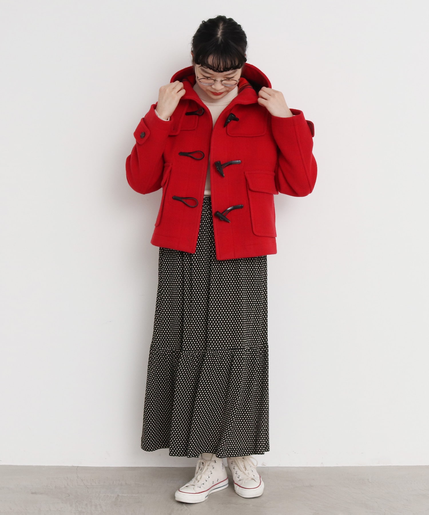 美品！CHILD WOMAN 風通JAQ DOT スカート RED DOT karatebih.ba