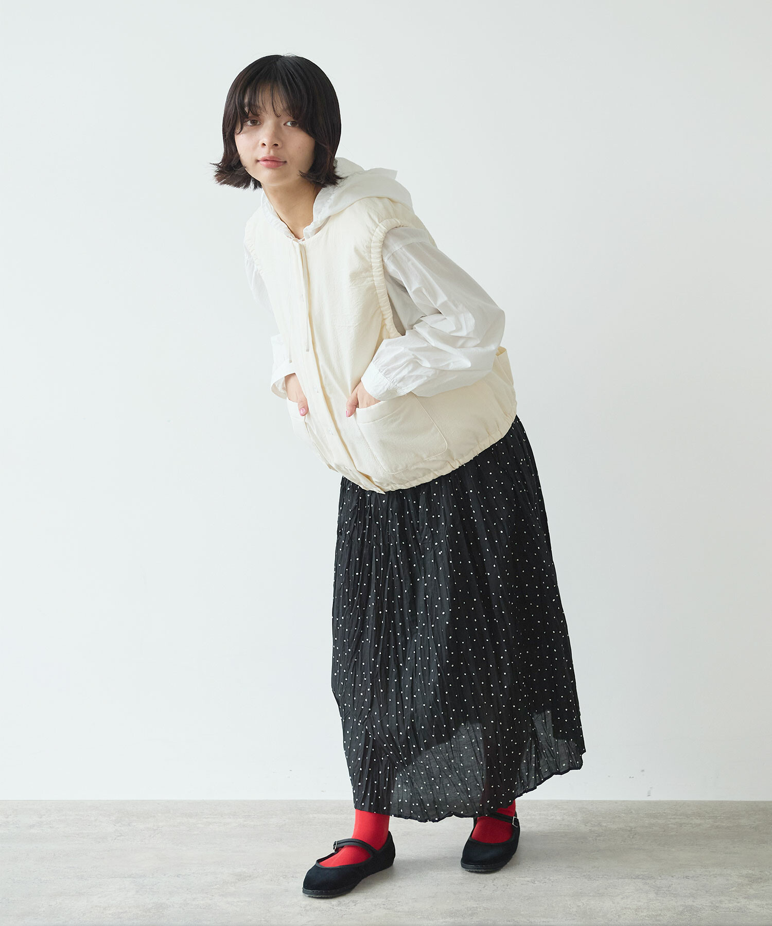 とろ様 AMBIDEX Store 【予約販売】〇 100 /- ブロード EDODAKI 中綿ベスト(F