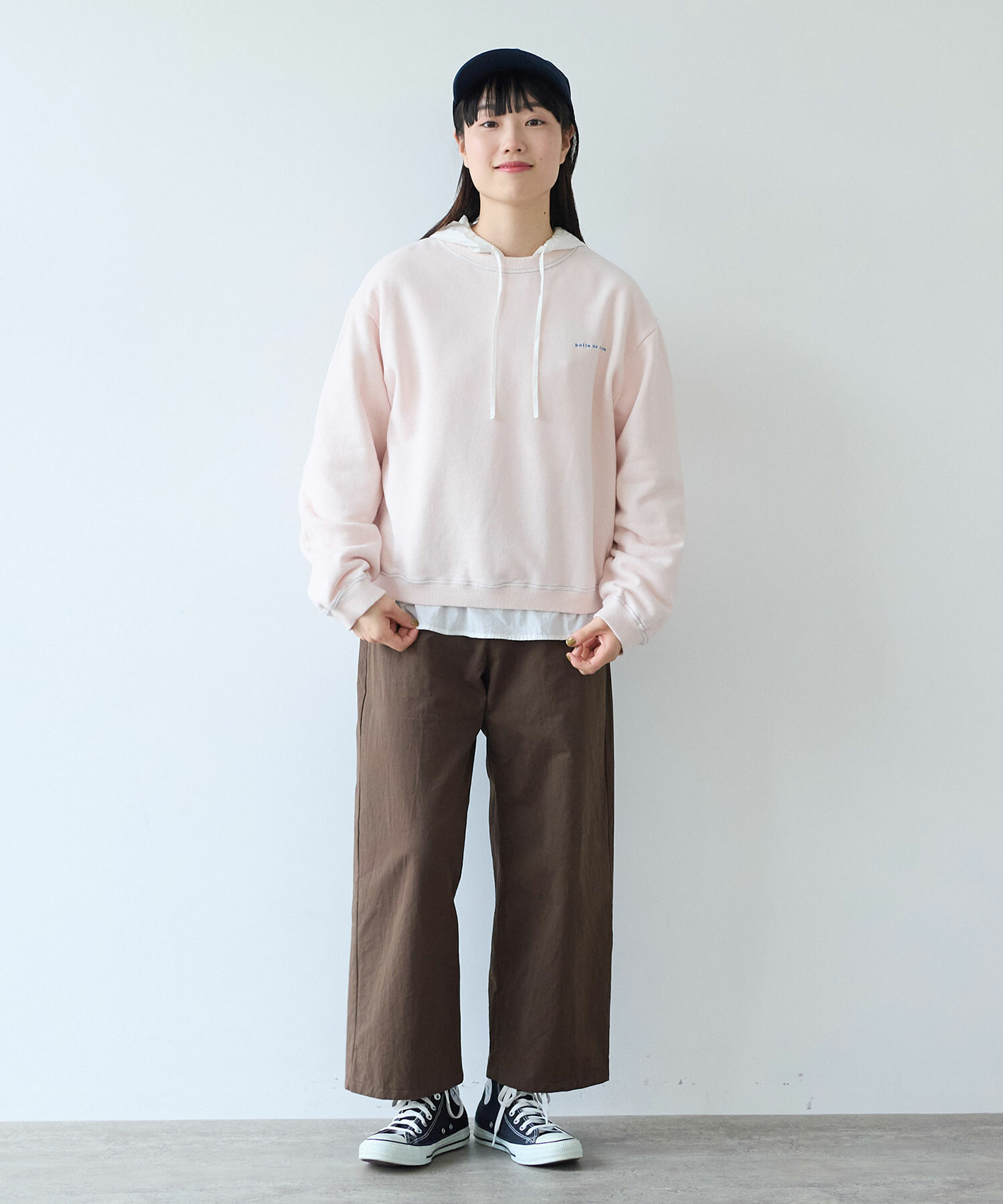 AMBIDEX Store ○ 30/10 itsumo裏毛 ロゴトレーナー(F サックス