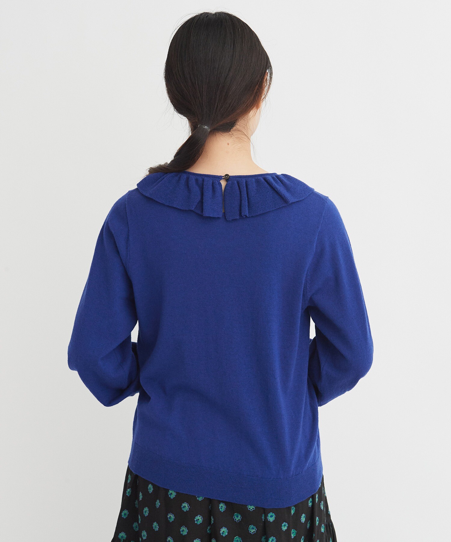 comfort merino frill プルオーバー-