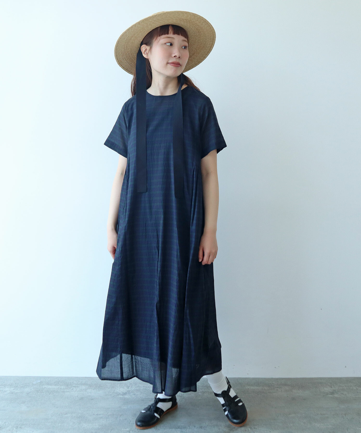 AMBIDEX Store 〇 コットン / ローン チェックワンピース(F アカ AMBIDEX Store 〇 コットン / ローン チェックワンピース(F アカ