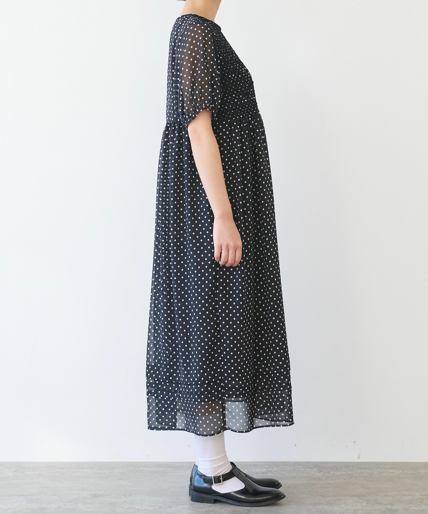 上品な クロ): ワンピース(F ドット刺繍 △〇 Store AMBIDEX bulle savon de ワンピース