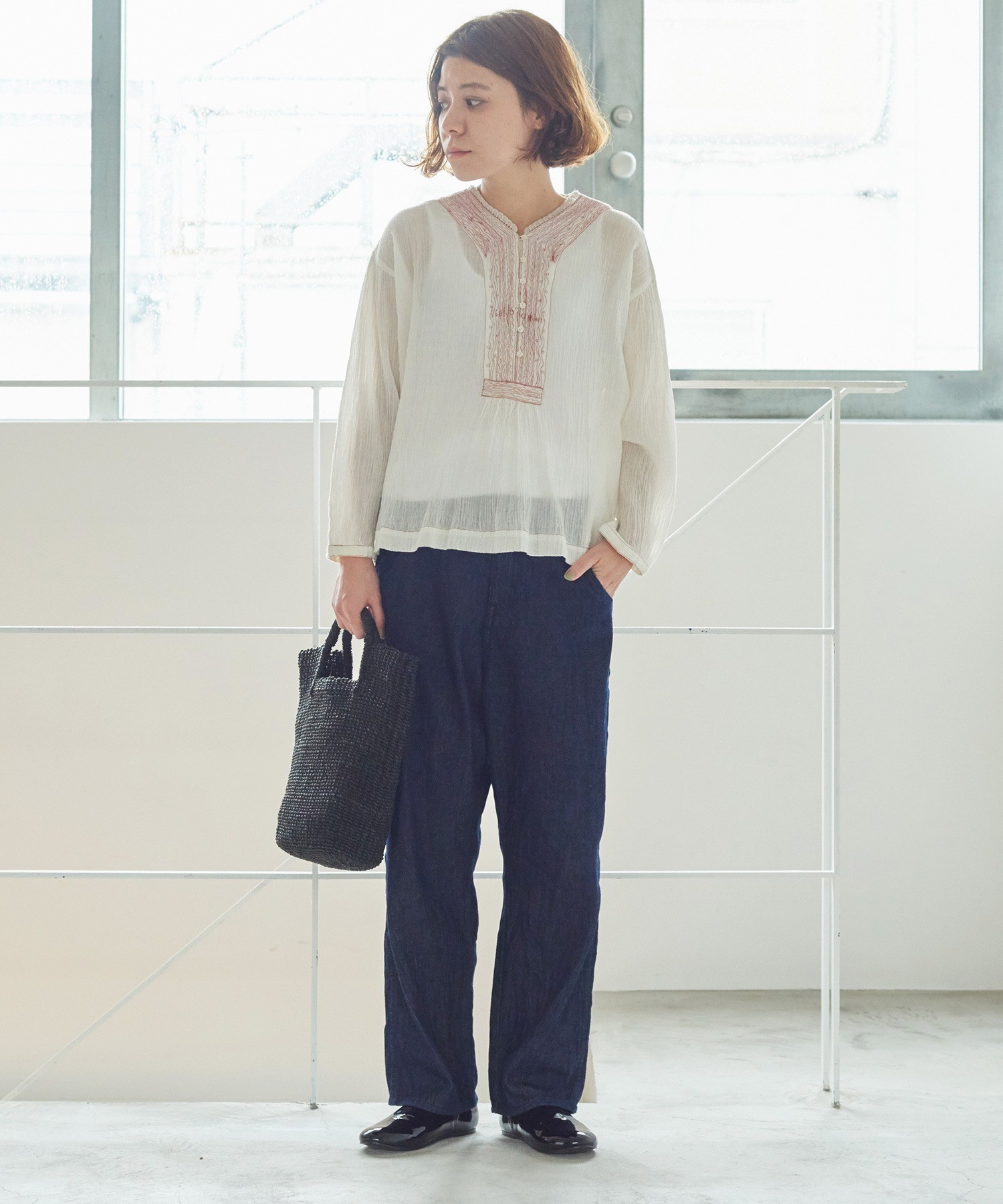 model:158cm 着用サイズ:S