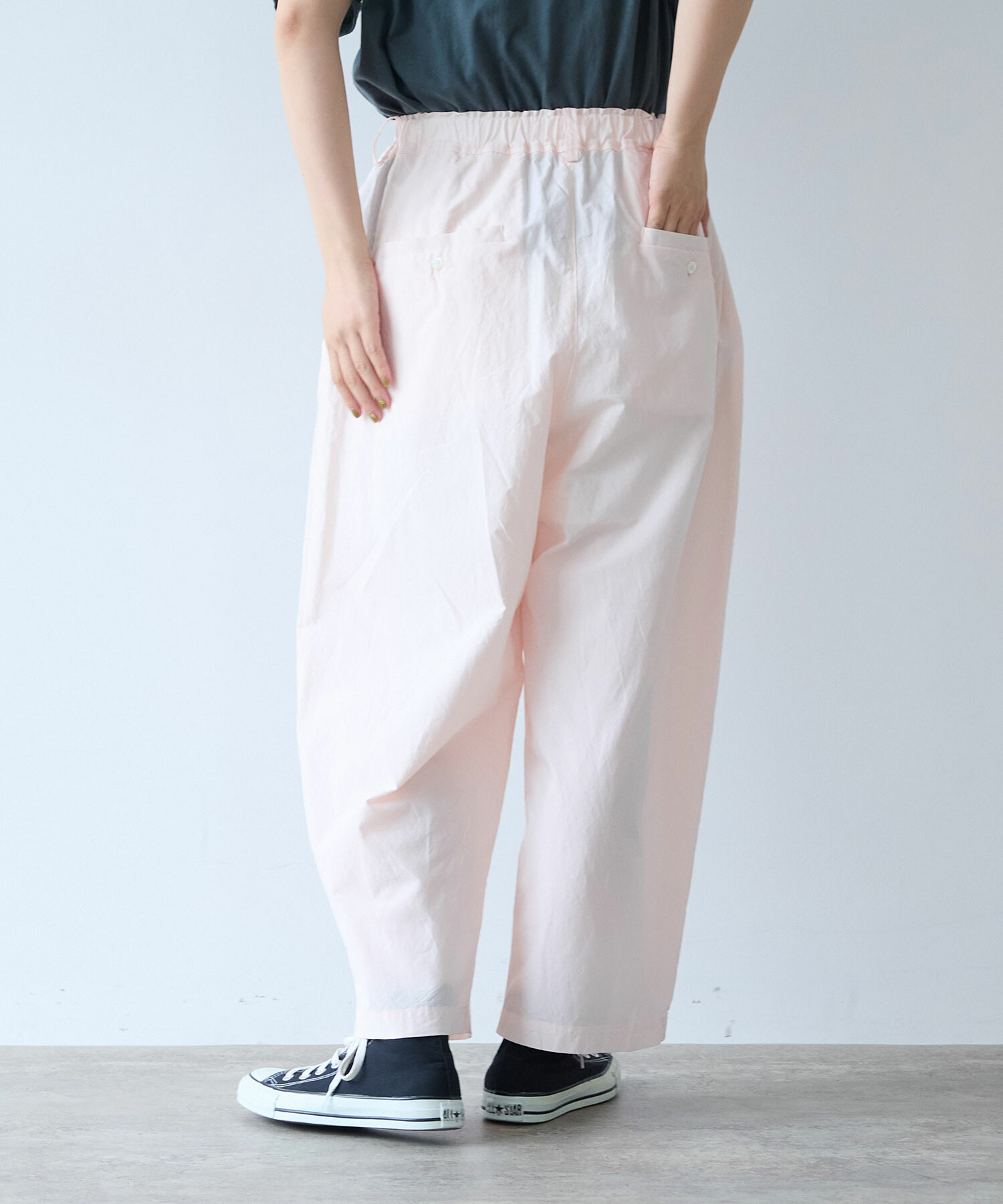 AMBIDEX Store ○ コットン / キュプラ 高密度ブロード パンツ(F
