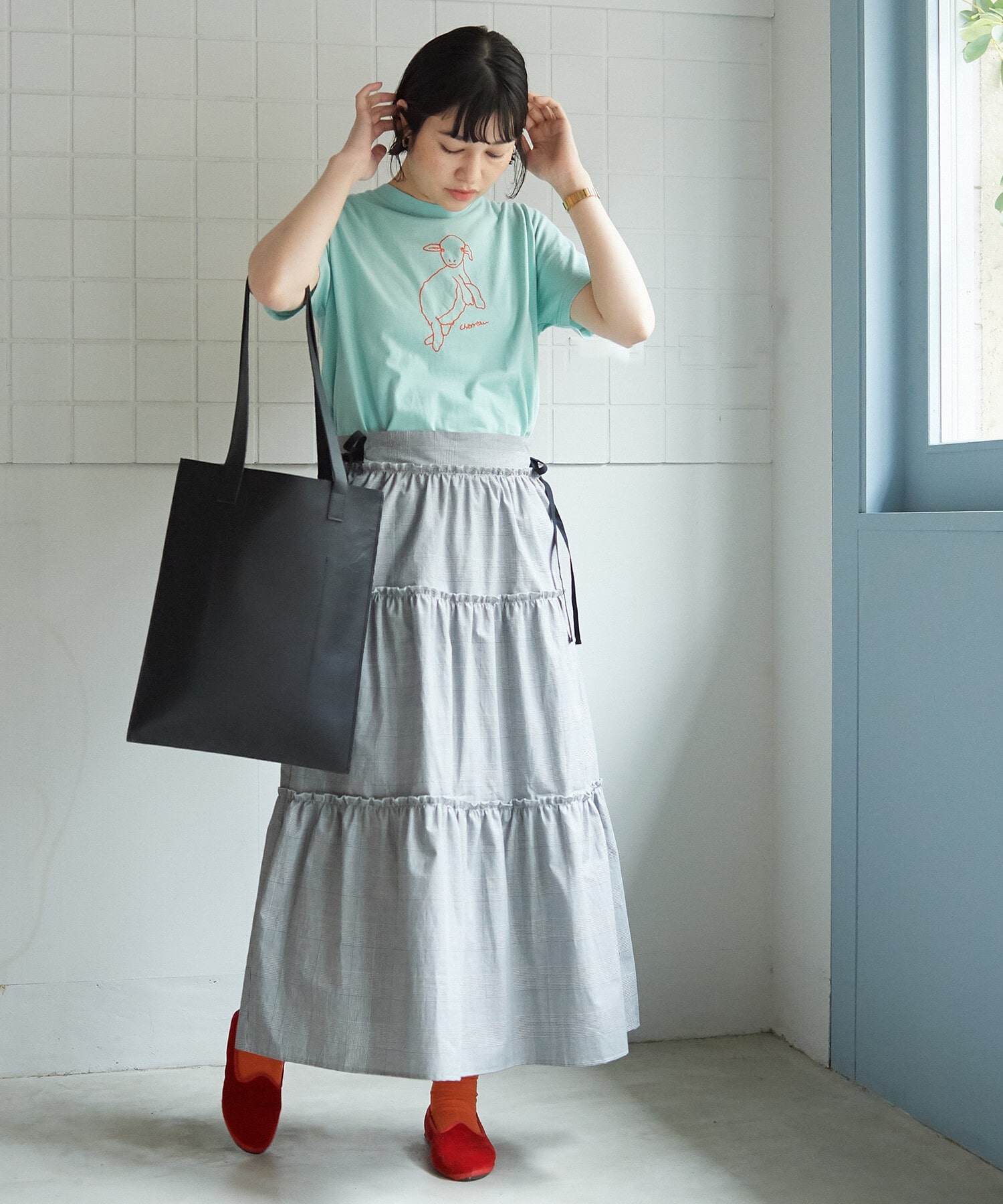 AMBIDEX Store ○leather tote bag(F クロ): bulle de savon