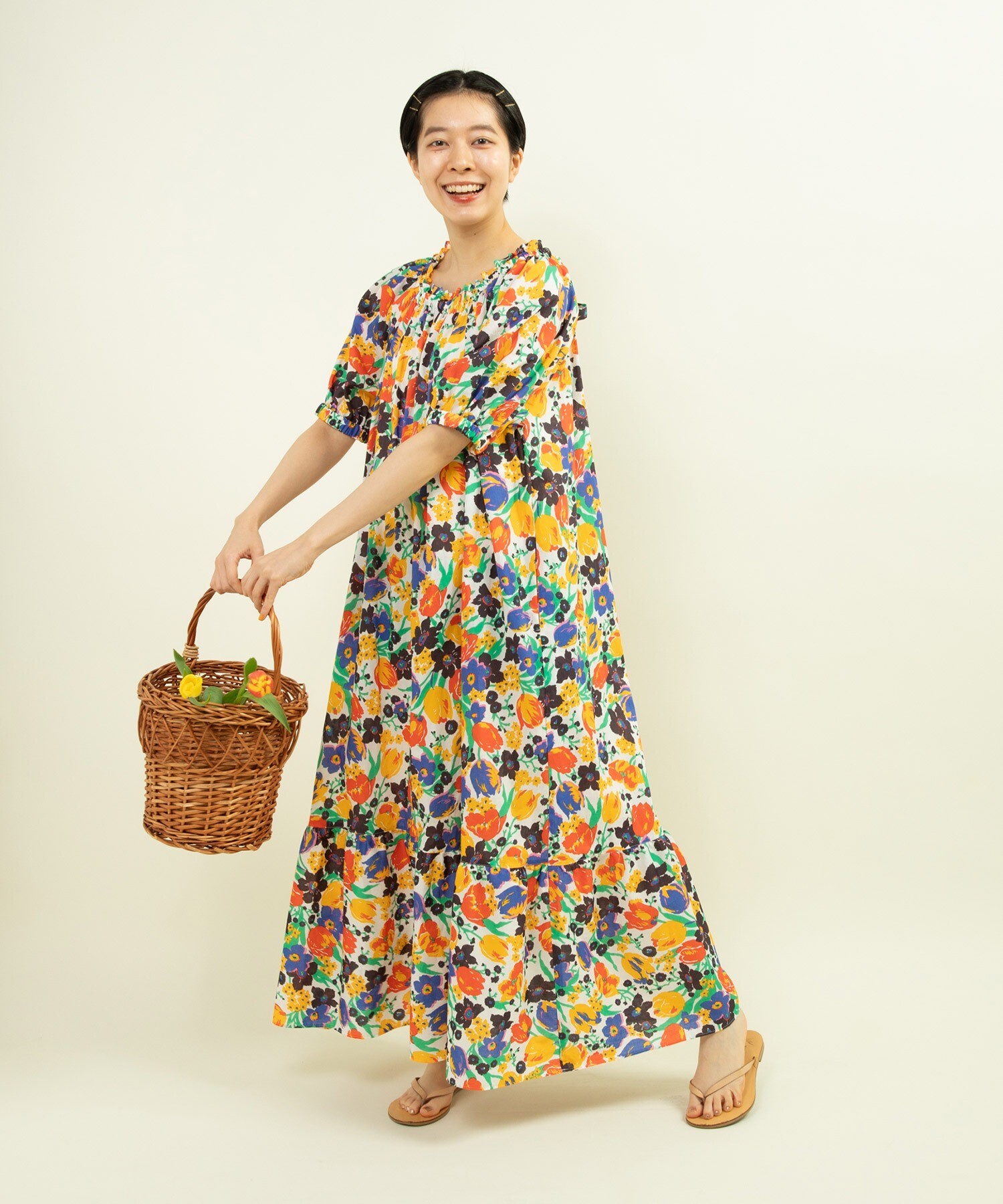 新品タグ付き la TOTALITÉ リバティ花柄プリント マキシワンピース 楽天市場】[ ワンピ レディース コットン 花柄 ] リバティ