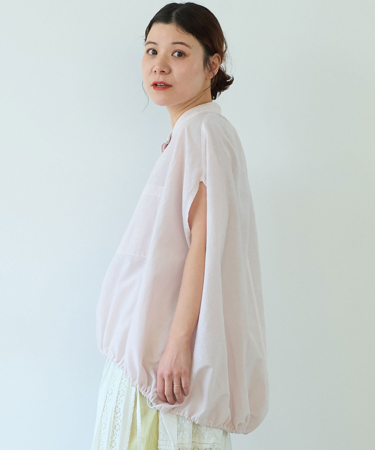 yuni ユニ コットンブロードbaloon sleeve ブラウス yuni ユニ コットンブロードbaloon sleeve ブラウス - メルカリ