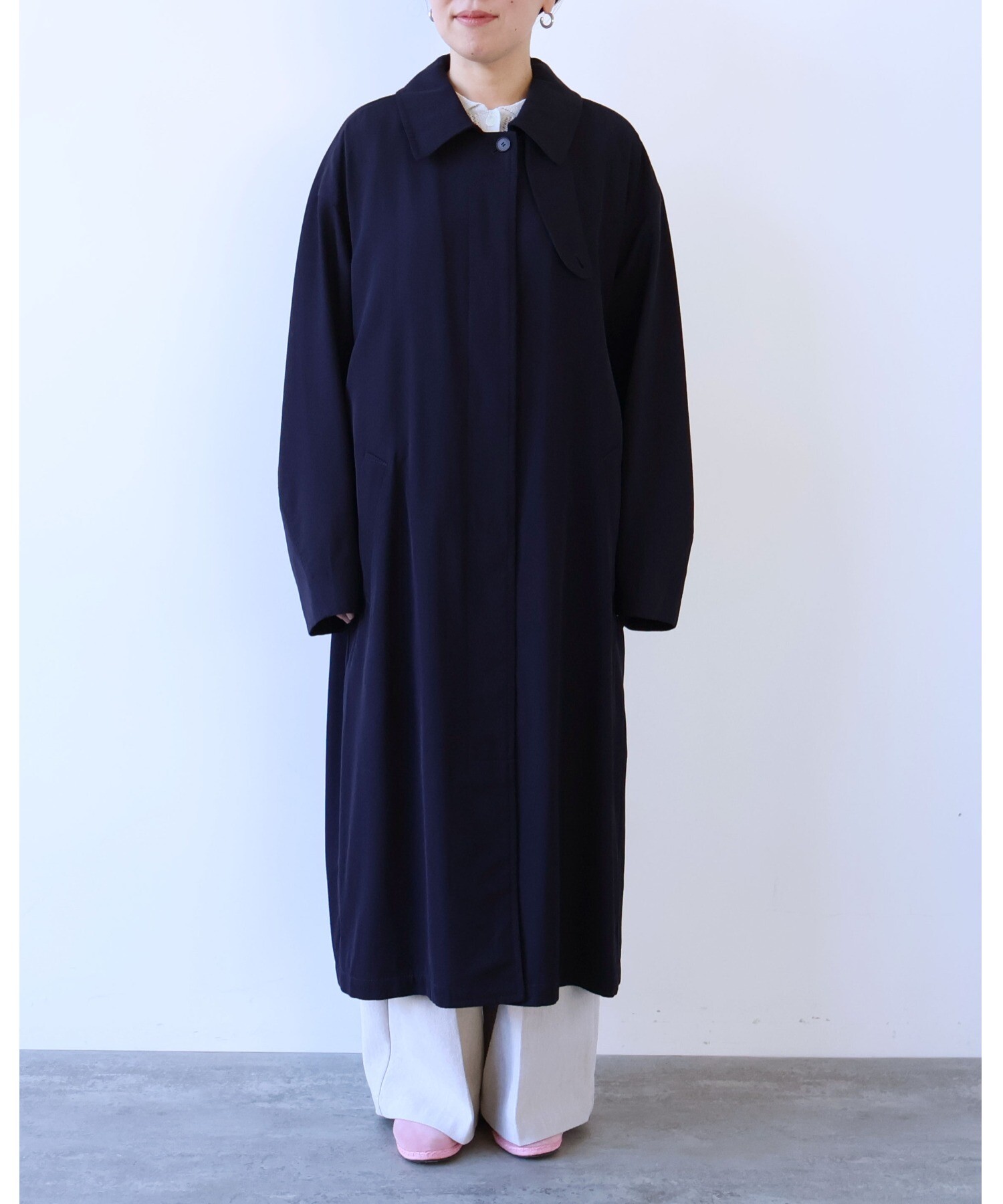 AMBIDEX Store ウールビスコース bal collar コート(F コン): yuni