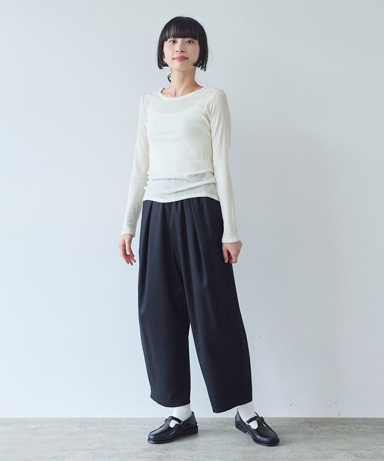 AMBIDEX Store washable super120/W crewneck プルオーバー(F