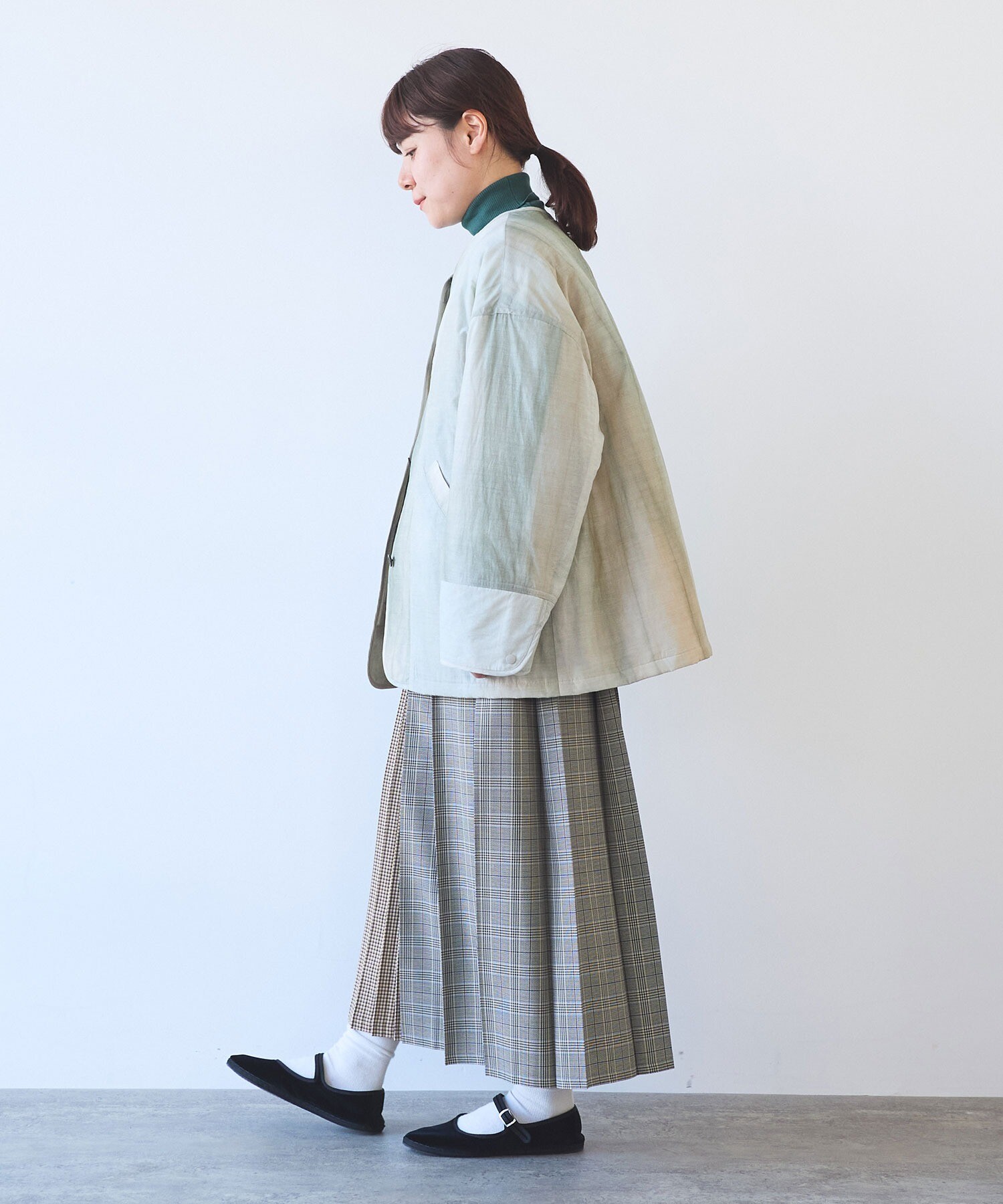 AMBIDEX Store △コットンナイロン evodown 流し染 ジャケット(F