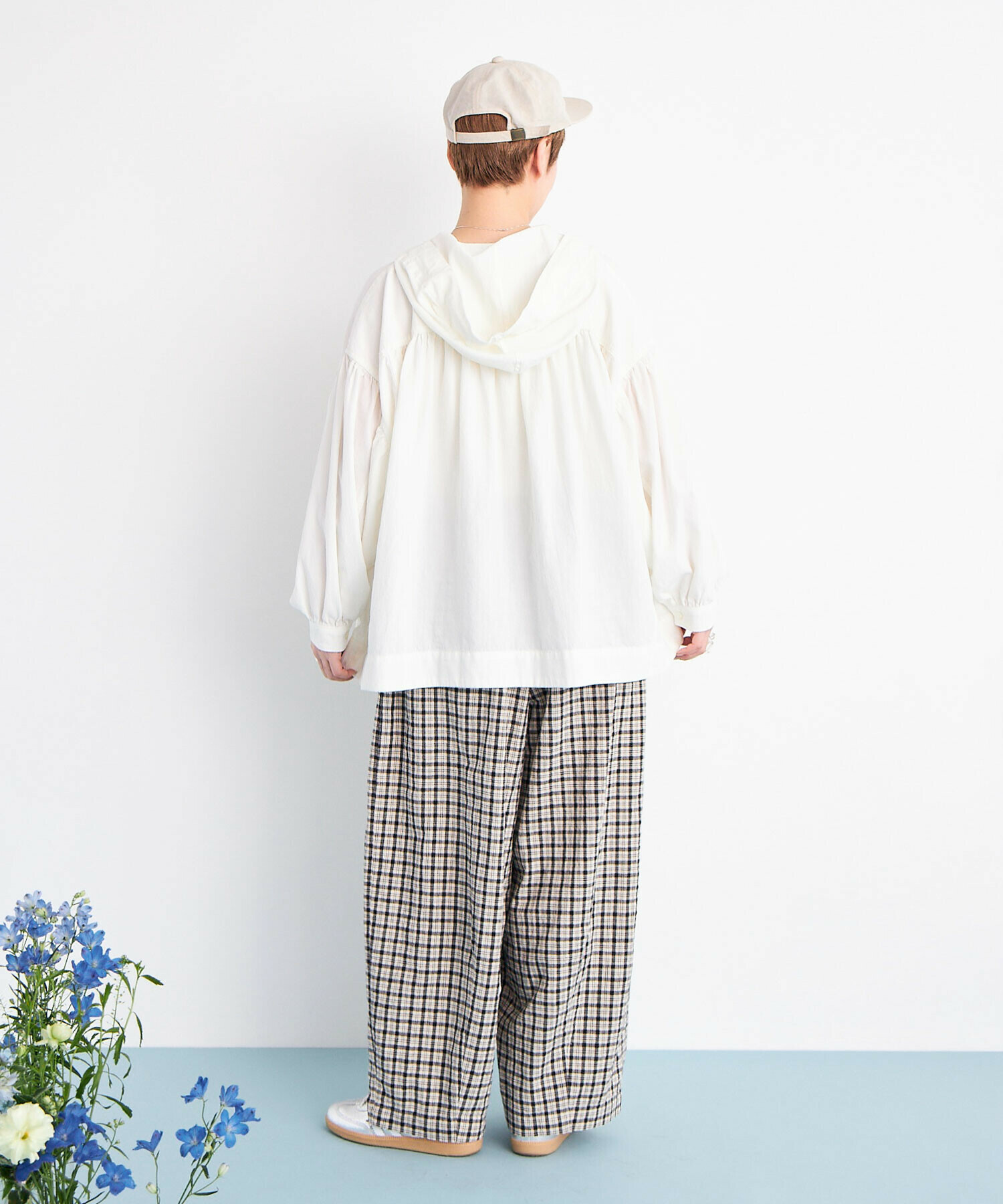 AMBIDEX Store 80/2 cyro spun OX HOODIE シャツ(F WHITE): buoybuoy