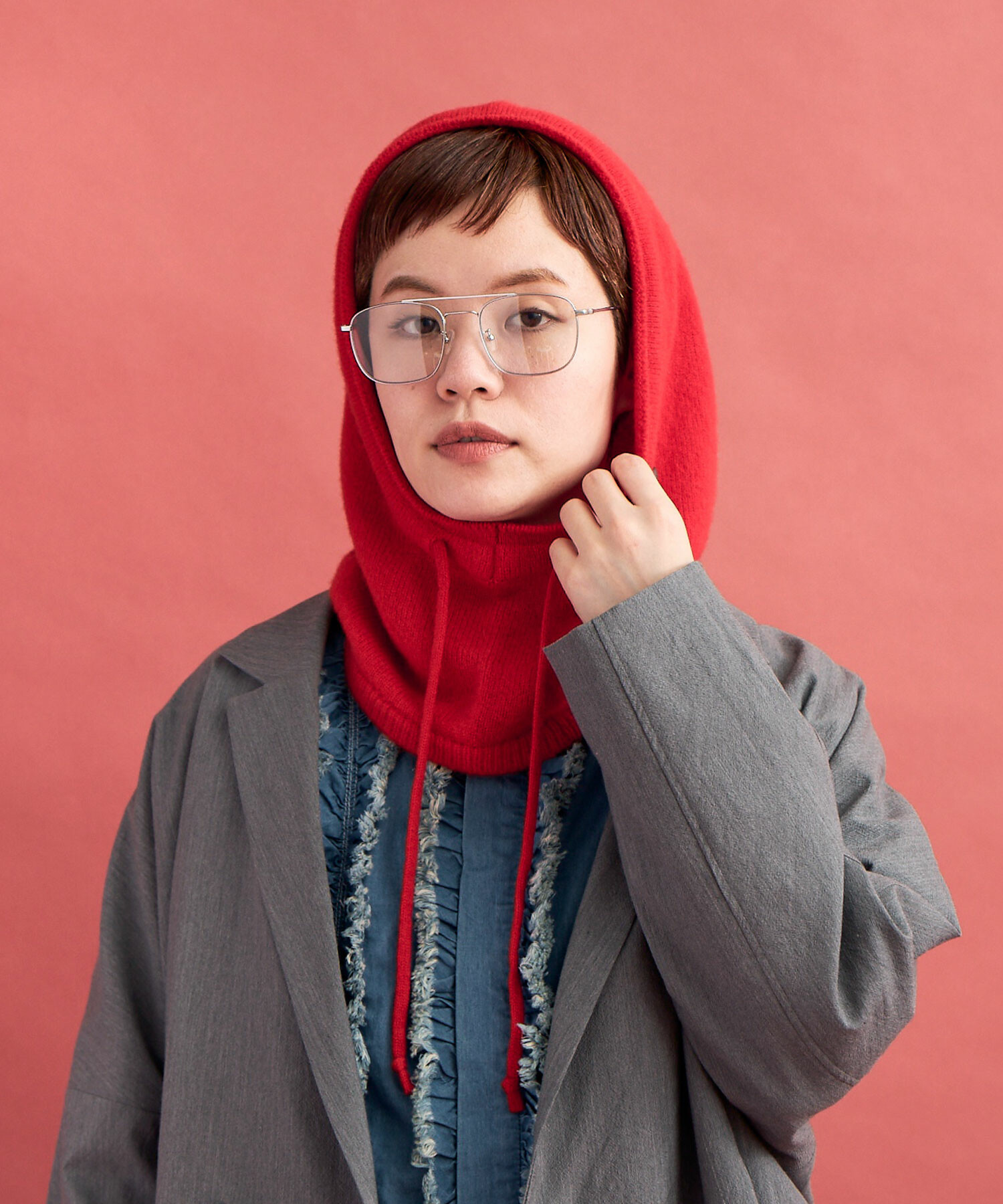 AMBIDEX Store ○ラムウール/カシミア バラクラバ(F TURQUOISE): buoybuoy