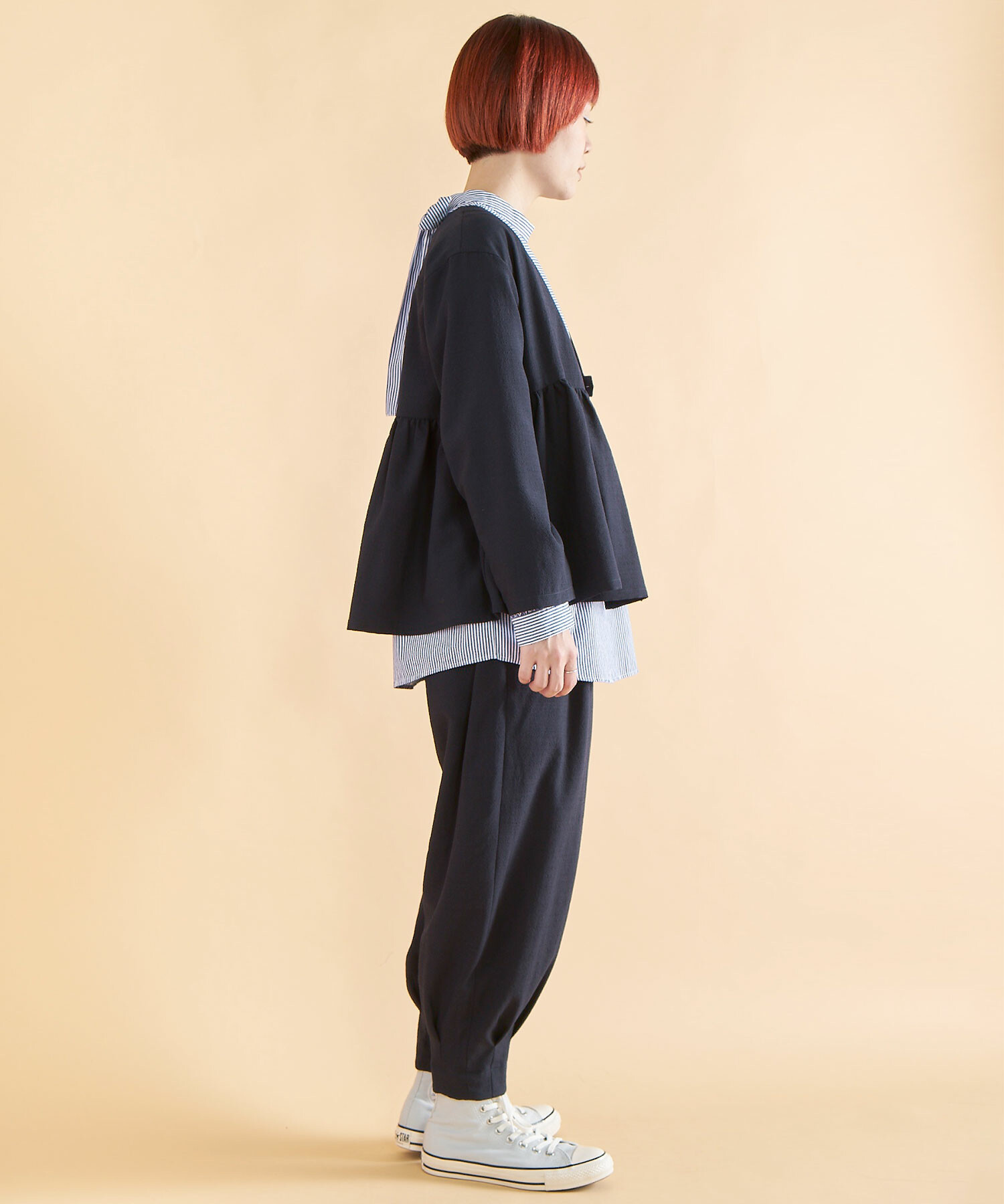 AMBIDEX Store ○ラップジャケット(F NAVY): FLAT-cic-HATENA