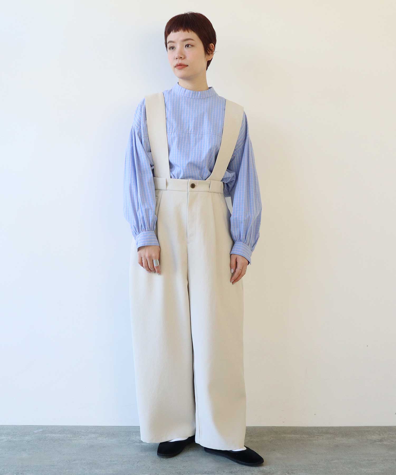 AMBIDEX Store △○DICROS AIRO ショルダーパンツ(F IVORY