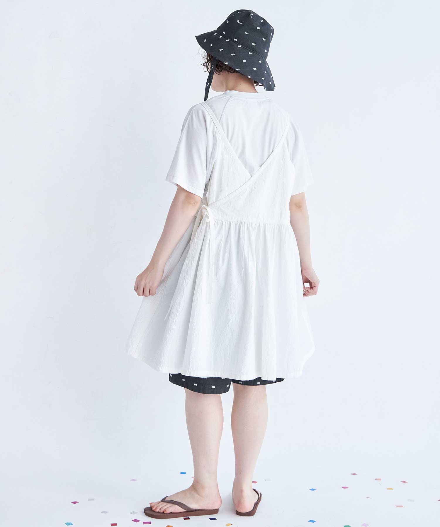 AMBIDEX Store ○CUT DOBBY ハーフパンツ(F BLK×IV): FLAT-cic