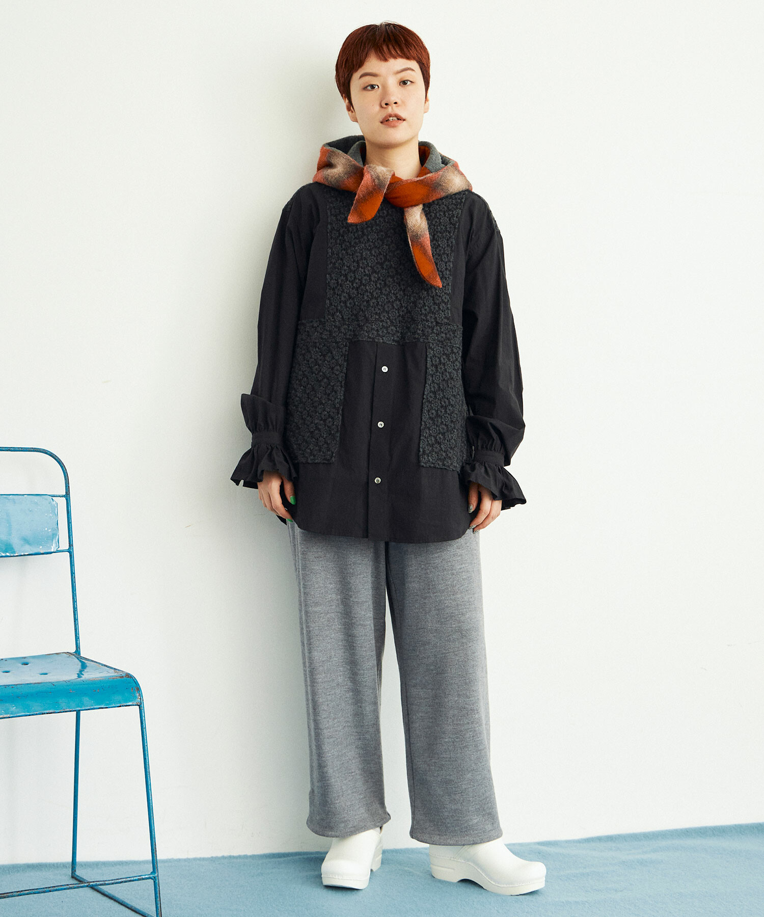 AMBIDEX Store ○スムースソフト圧縮WOOL パンツ(F TOP GREY): buoybuoy