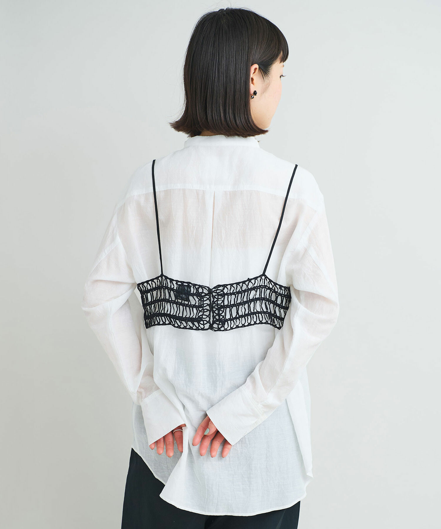 【3】【L相当】BEDWINチェーンステッチロゴ刺繍入りウールPコート黒 日本製 WILDSIDExSAINT Mxxxxxx SOUVENIR SKULL JKT(S Black): (c)SAINT