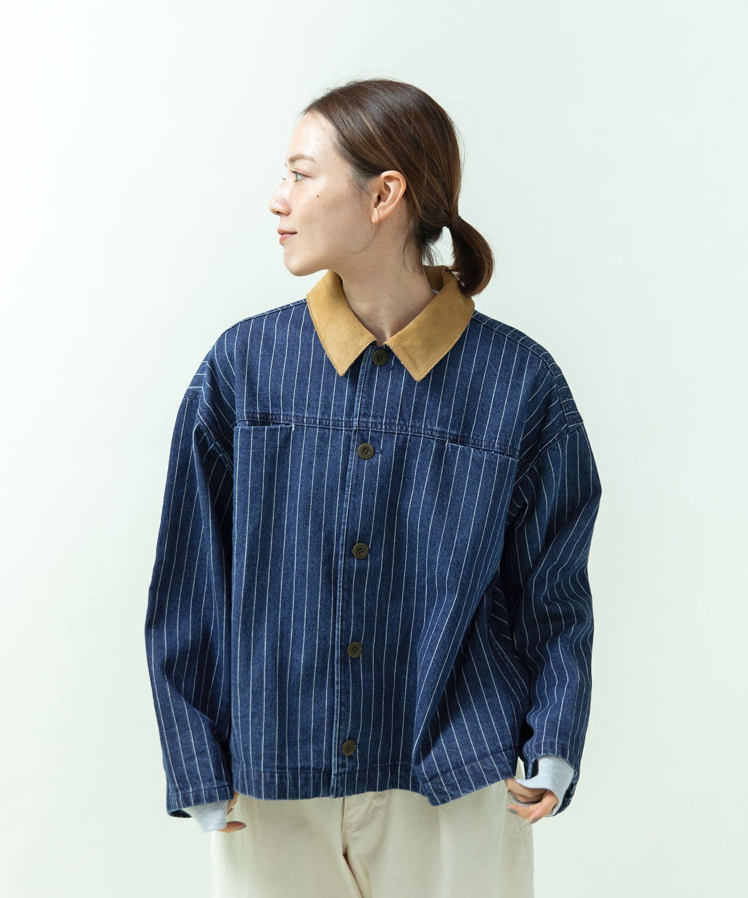 AMBIDEX Store ○13ozデニム/ヒッコリー カバーオール(F コン): PAR ICI