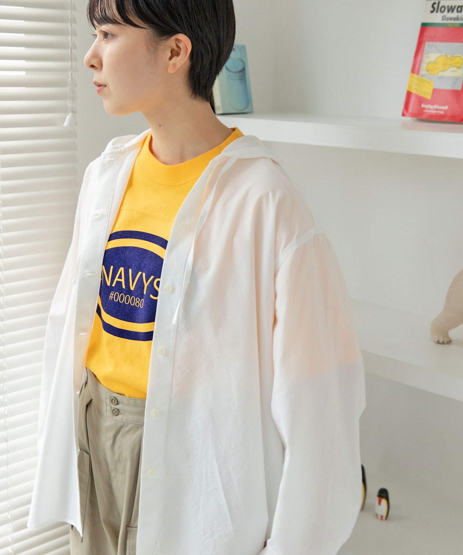 AMBIDEX Store ○NAVYS80 フットボールTシャツ(F イエロー