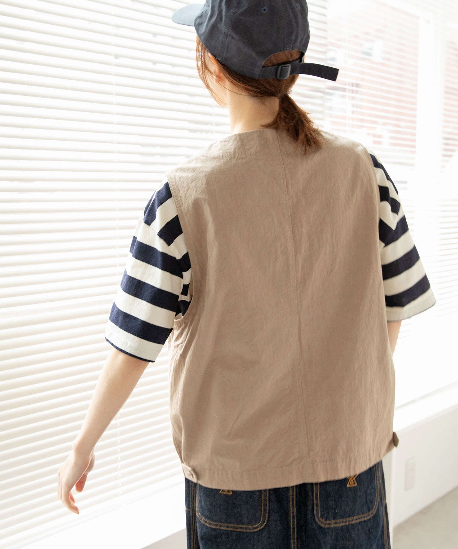 AMBIDEX Store ○カヴェール天竺 ボートネックボーダーTシャツ(F AMBIDEX Store ○カヴェール天竺 ボートネックボーダーTシャツ(F