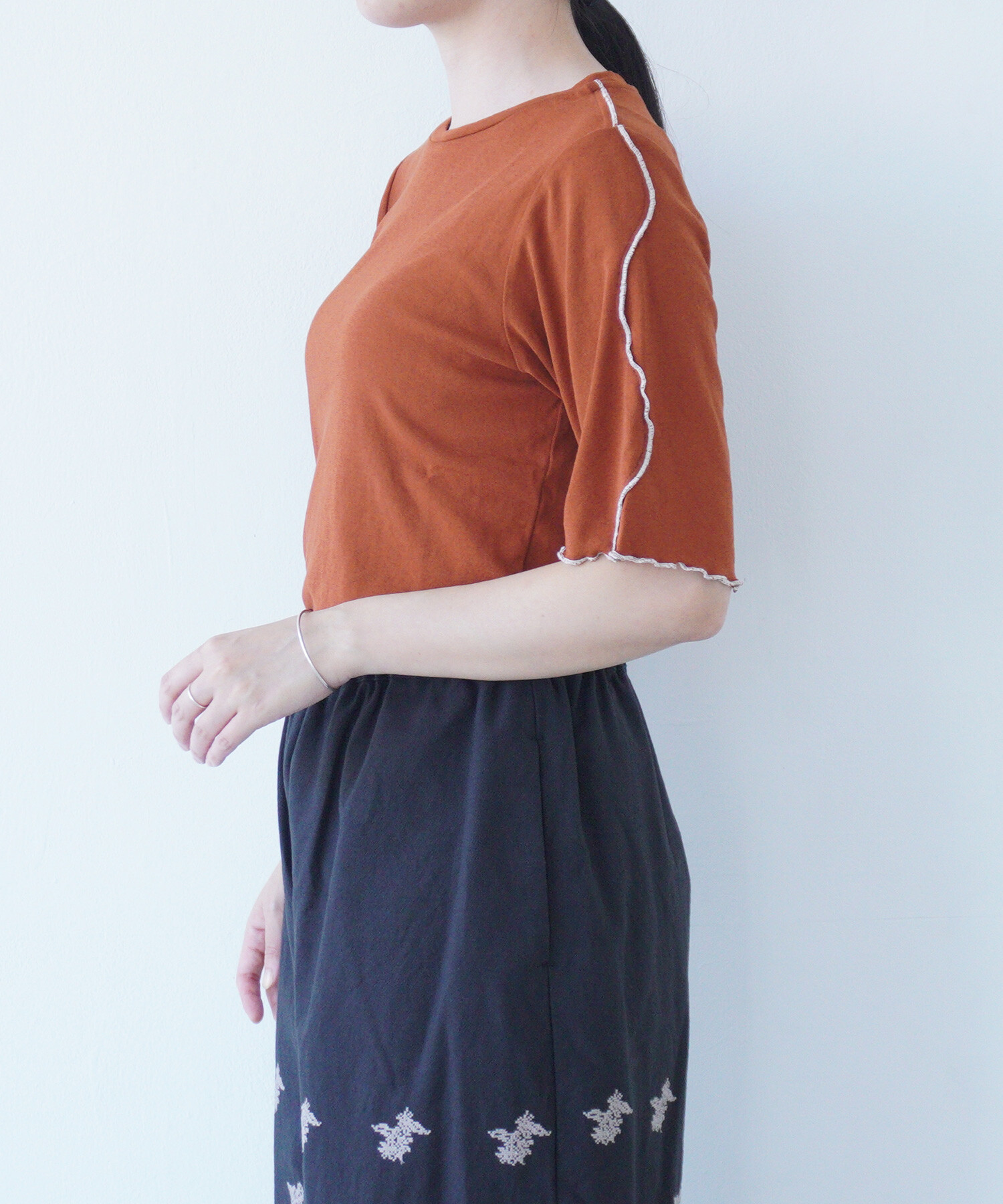 新品未使用タグ付き✨ ビアズリー トマト缶 カットソー Tシャツ F ネイビー 新品未使用タグ付き✨ ビアズリー トマト缶 カットソー Tシャツ