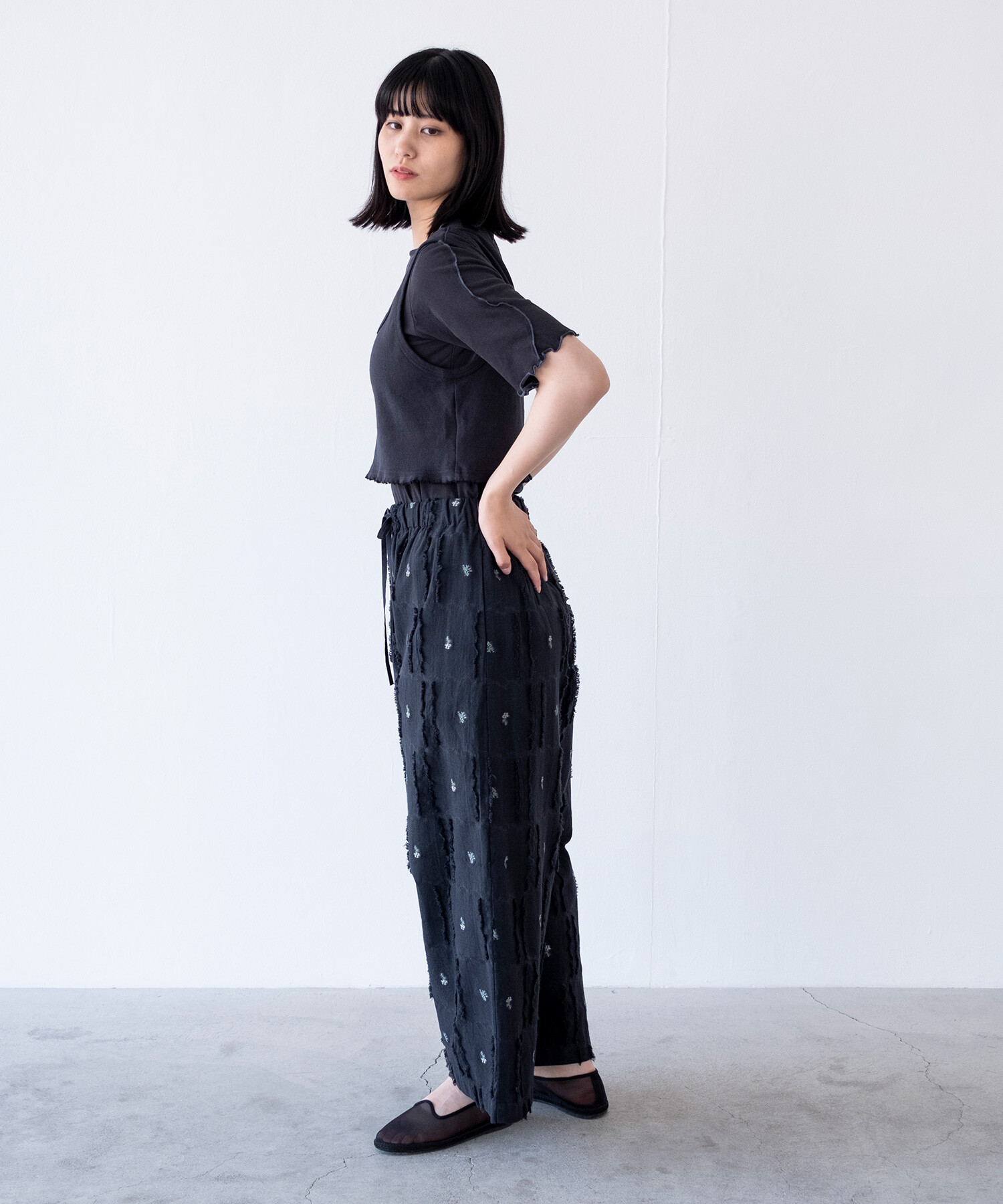 AMBIDEX Store 【予約販売】〇poetry レイヤード半袖カットソー
