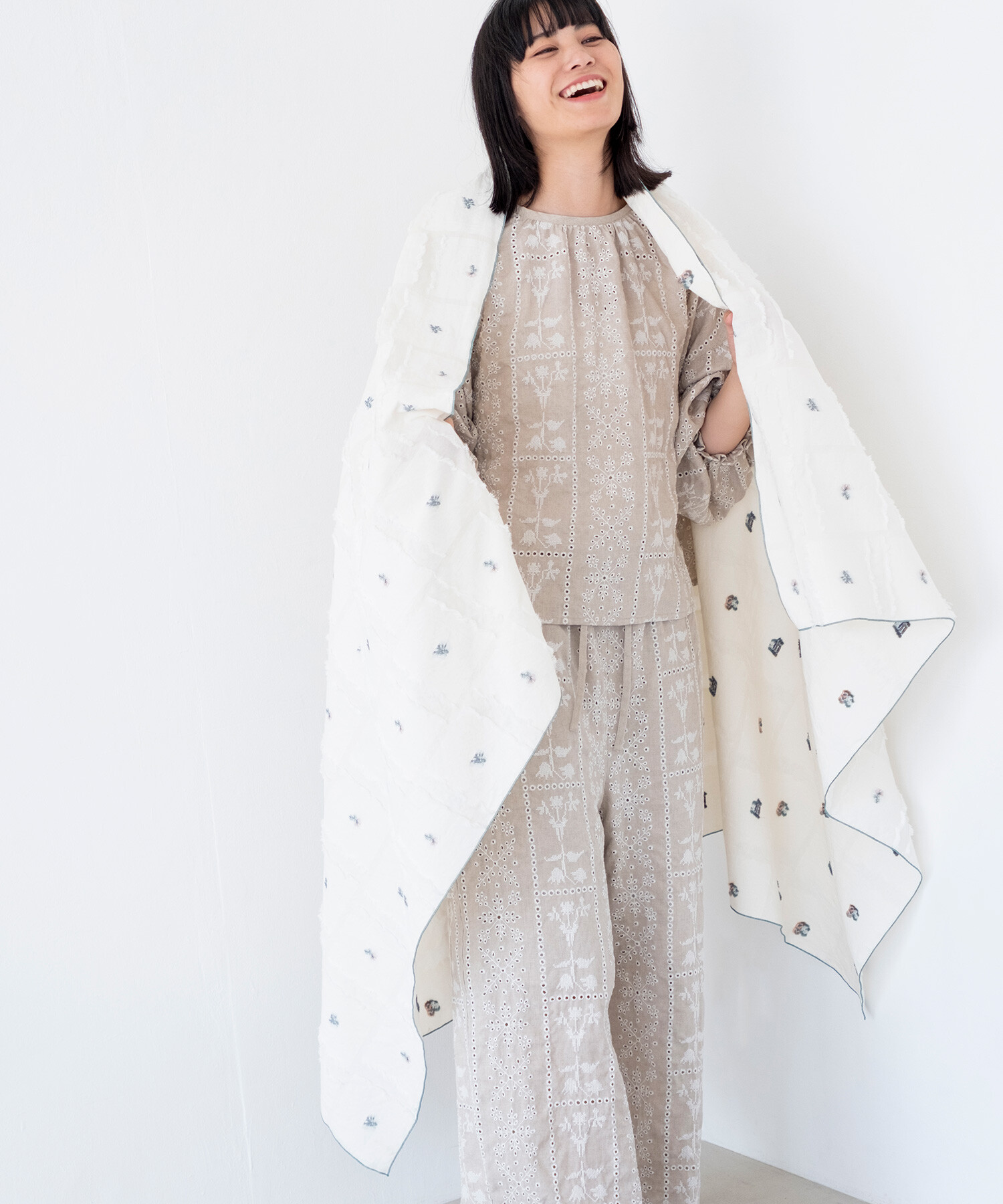 AMBIDEX Store 【予約販売】〇fleurs jacquard マルチクロス(F