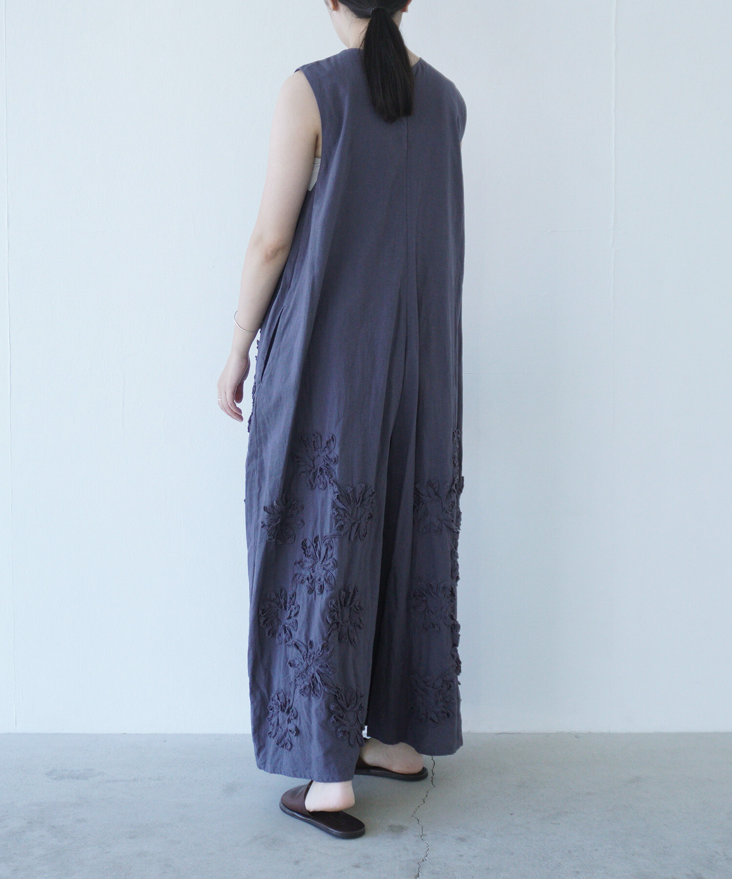 AMBIDEX Store △〇rondo ribbon embroidery オールインワン(F