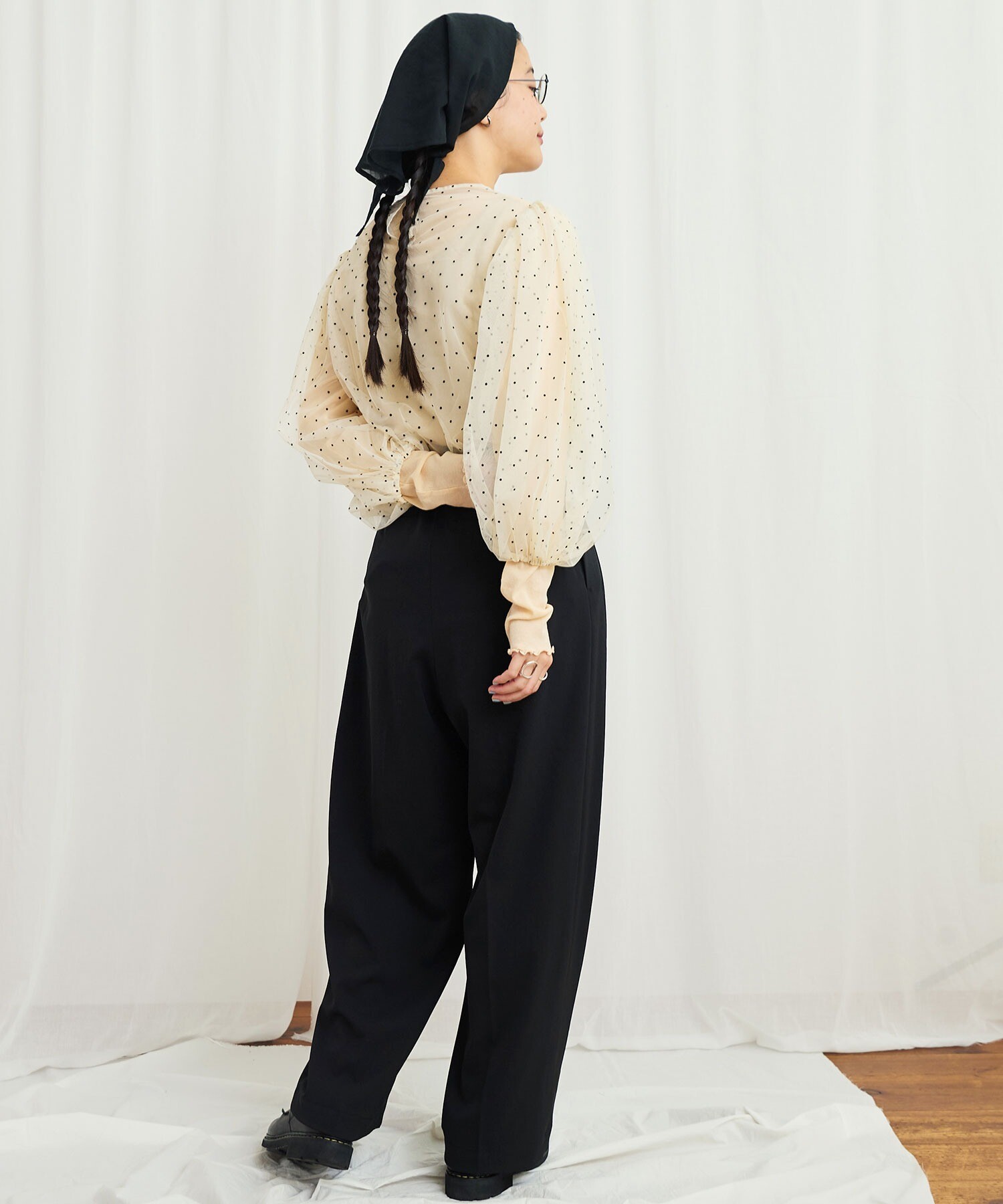 AMBIDEX Store ○DOT tulle blouse(F キナリ): l'atelier du savon