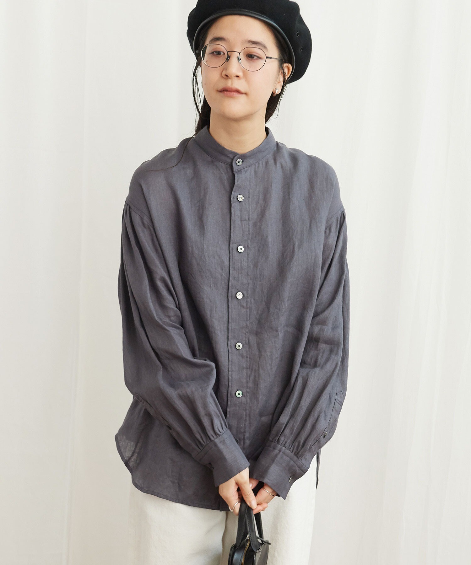 AMBIDEX Store ○LINEN summer shirt(F ピンク): l'atelier du savon