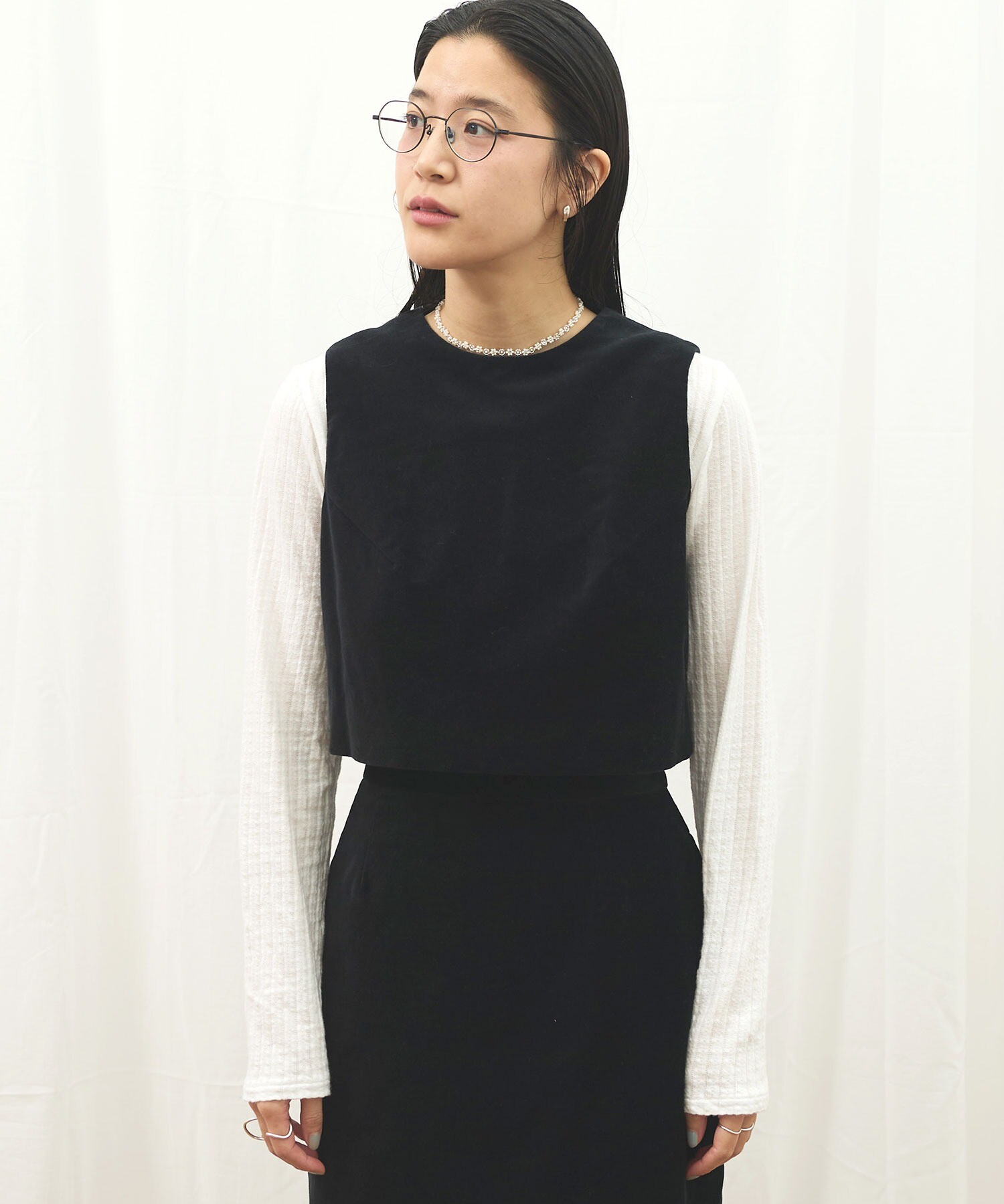 AMBIDEX Store 〇VELVET vest(F クロ): l'atelier du savon