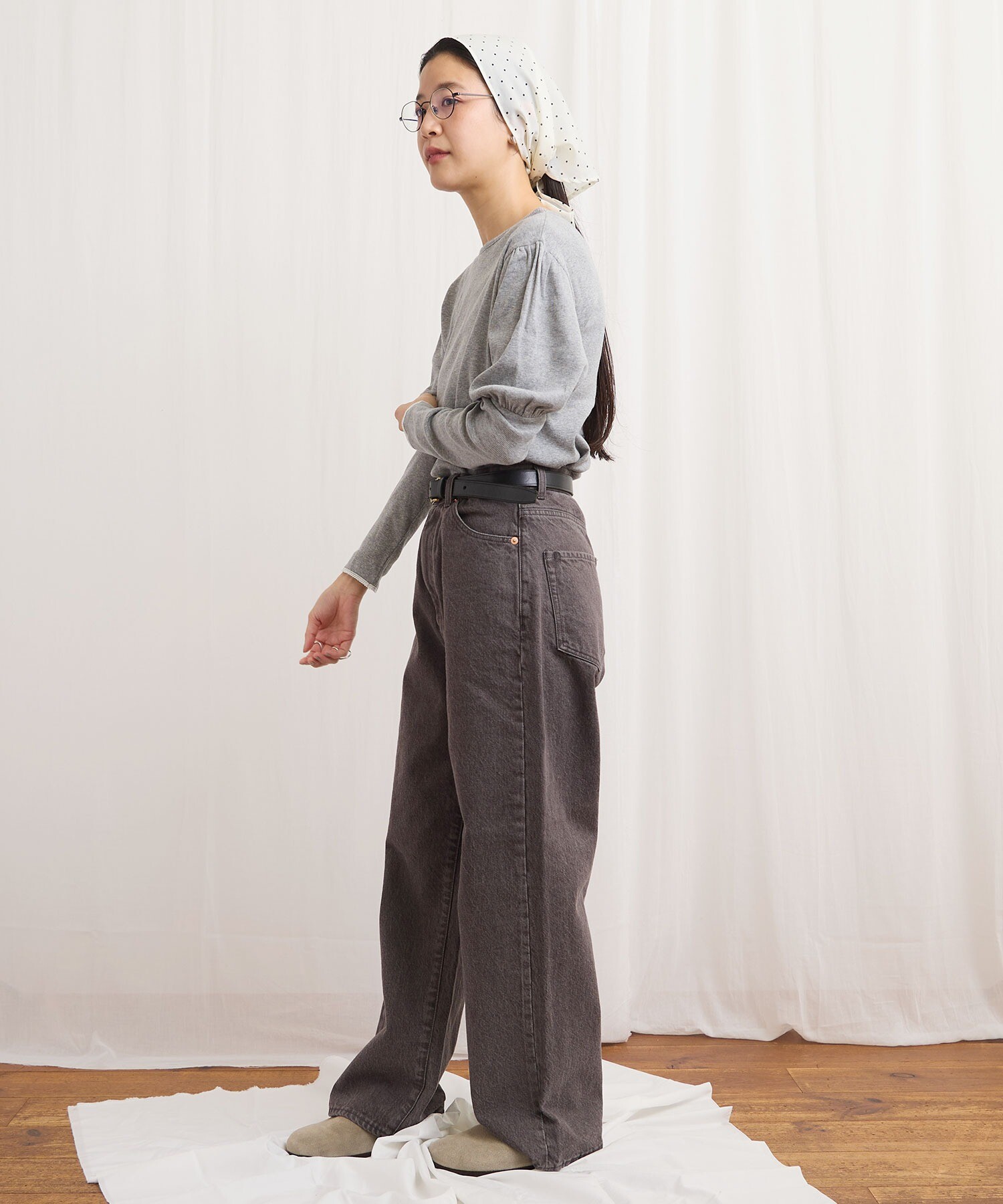 AMBIDEX Store 〇ZIM tereko puff pullover(F シロ): l'atelier du savon