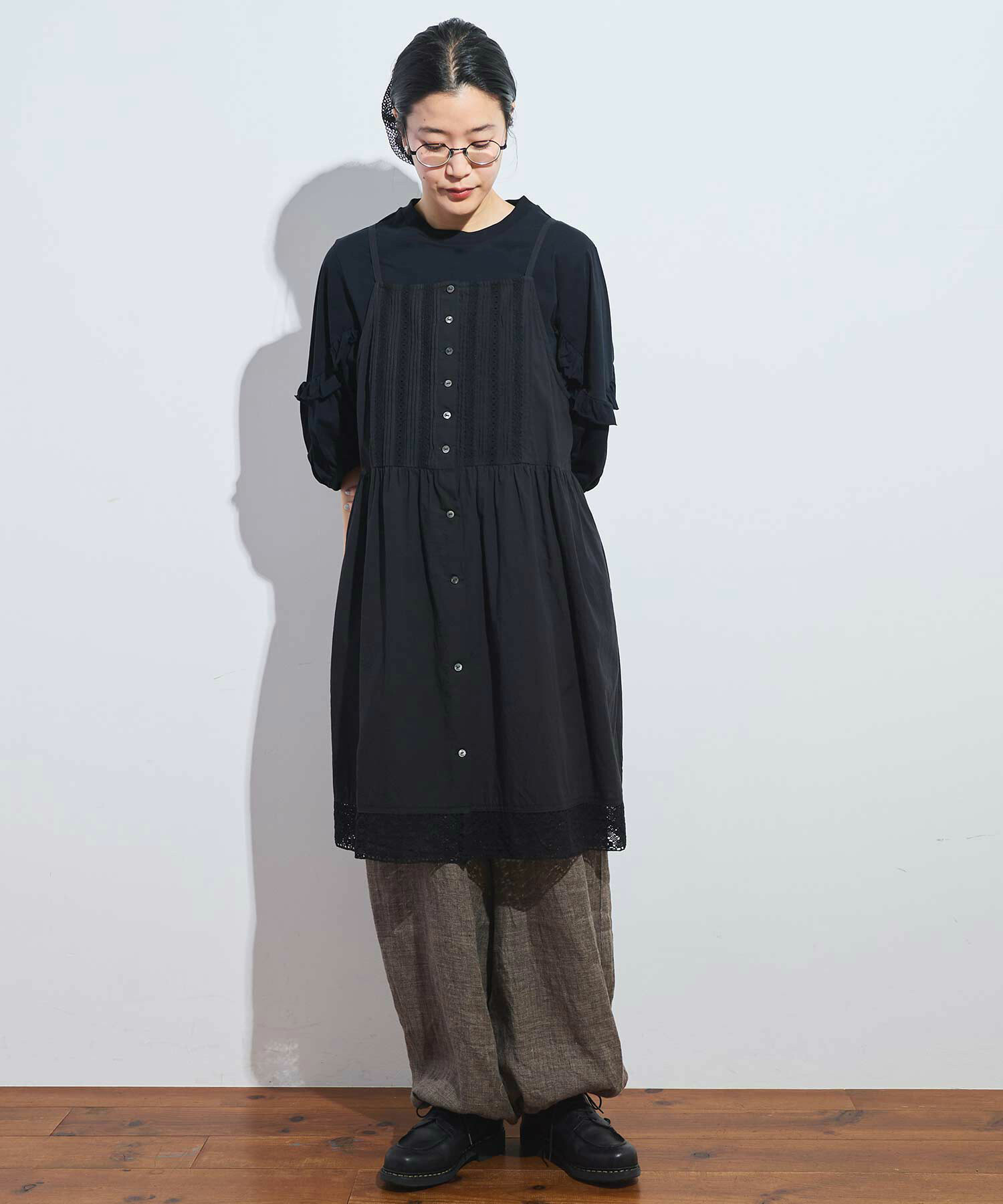 ワンピース figLondon Betty mini dress AMBIDEX Store 〇Betty mini dress(F シロ): l'atelier du savon